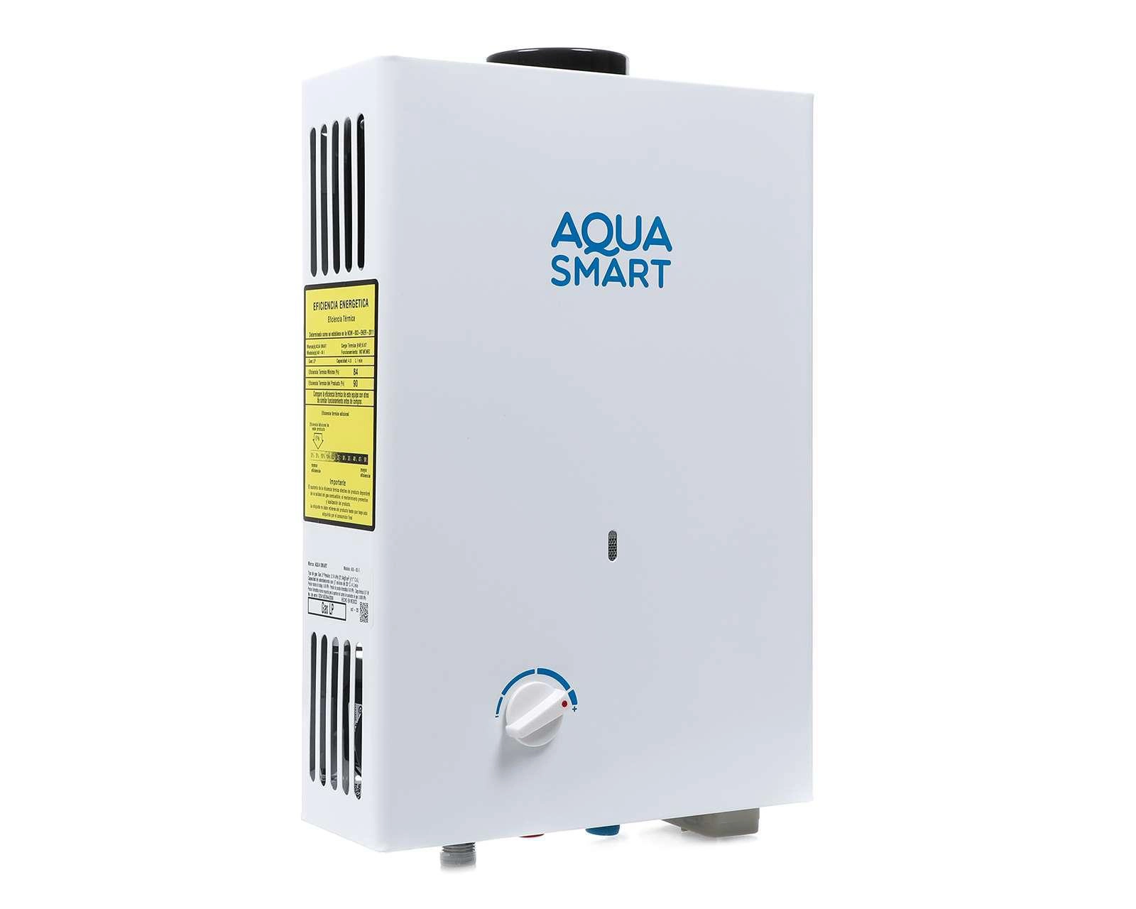 Calentador de Agua Instantáneo Aqua Smart ASI-05 E 6L 1 Servicio Gas Natural