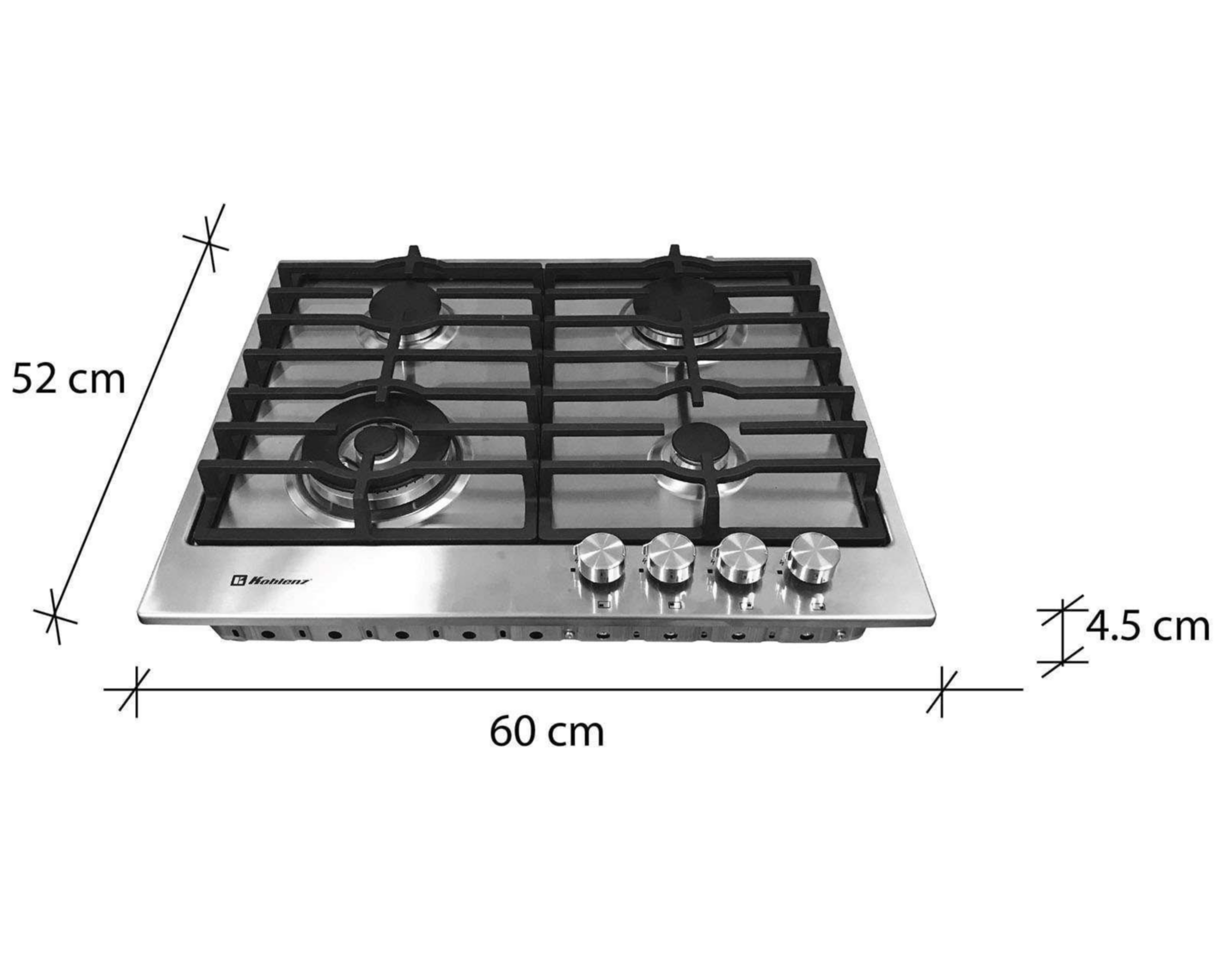 Foto 7 pulgar | Parrilla Empotrable Koblenz 60 cm de Gas PMK-60 Acero Inoxidable