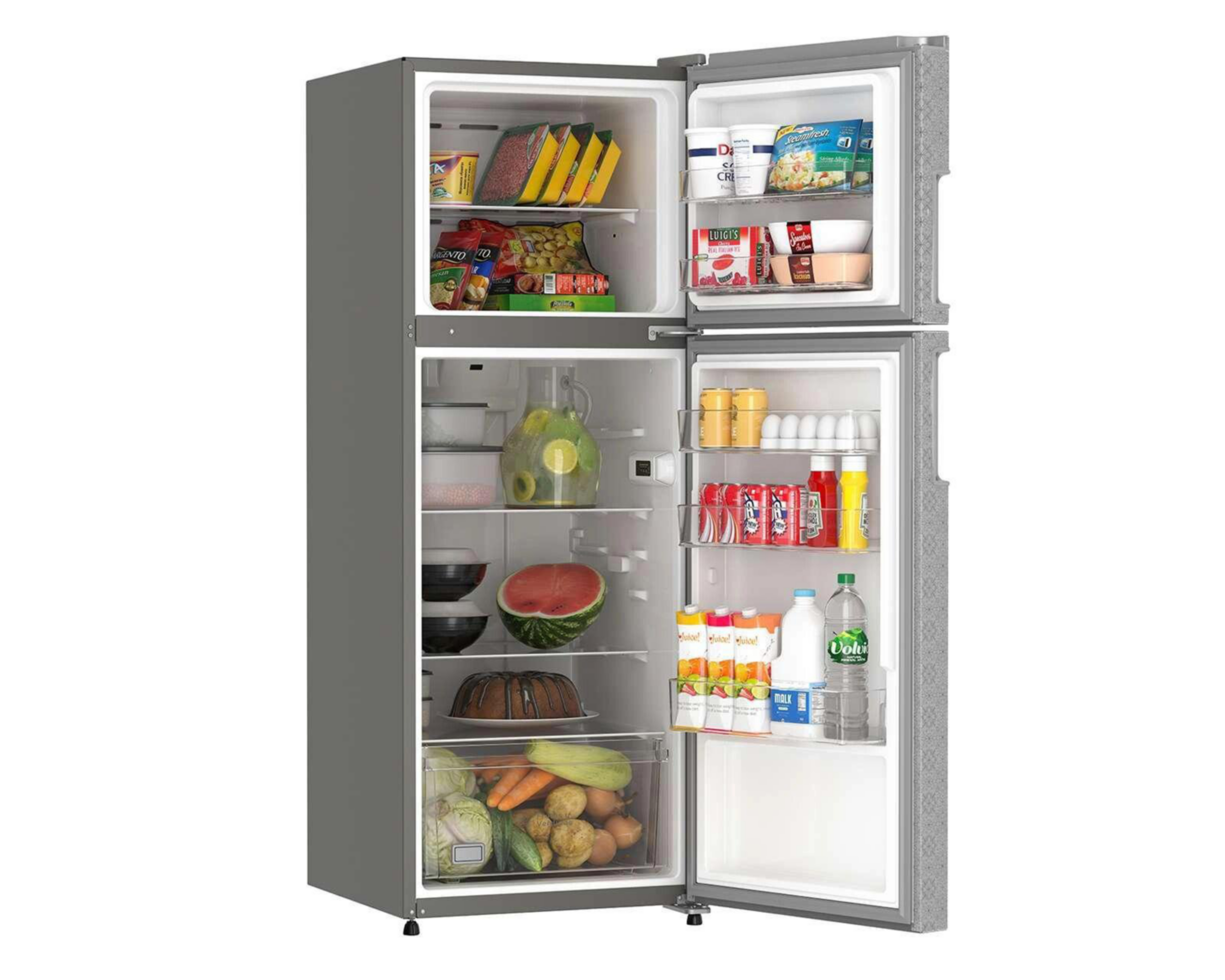 Foto 4 pulgar | Refrigerador Acros Top Mount 13 Pies Gris AT1330D