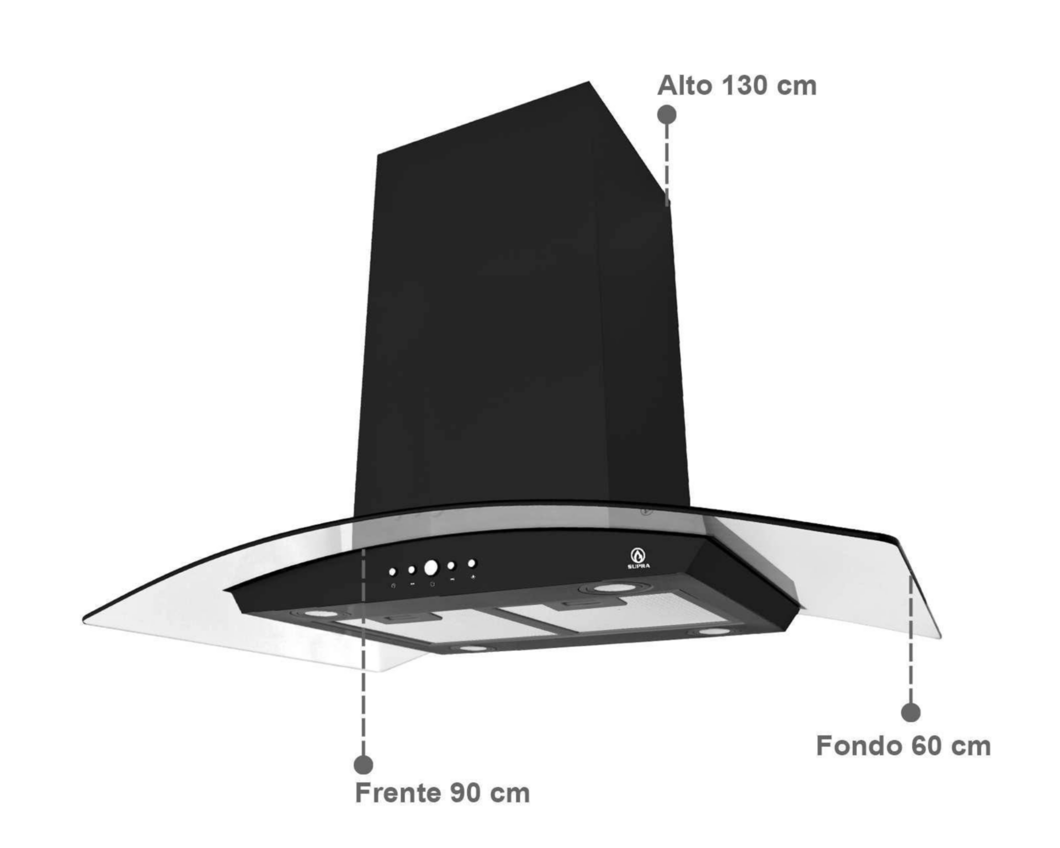 Foto 5 pulgar | Campana Supra 30" de Isla Negro