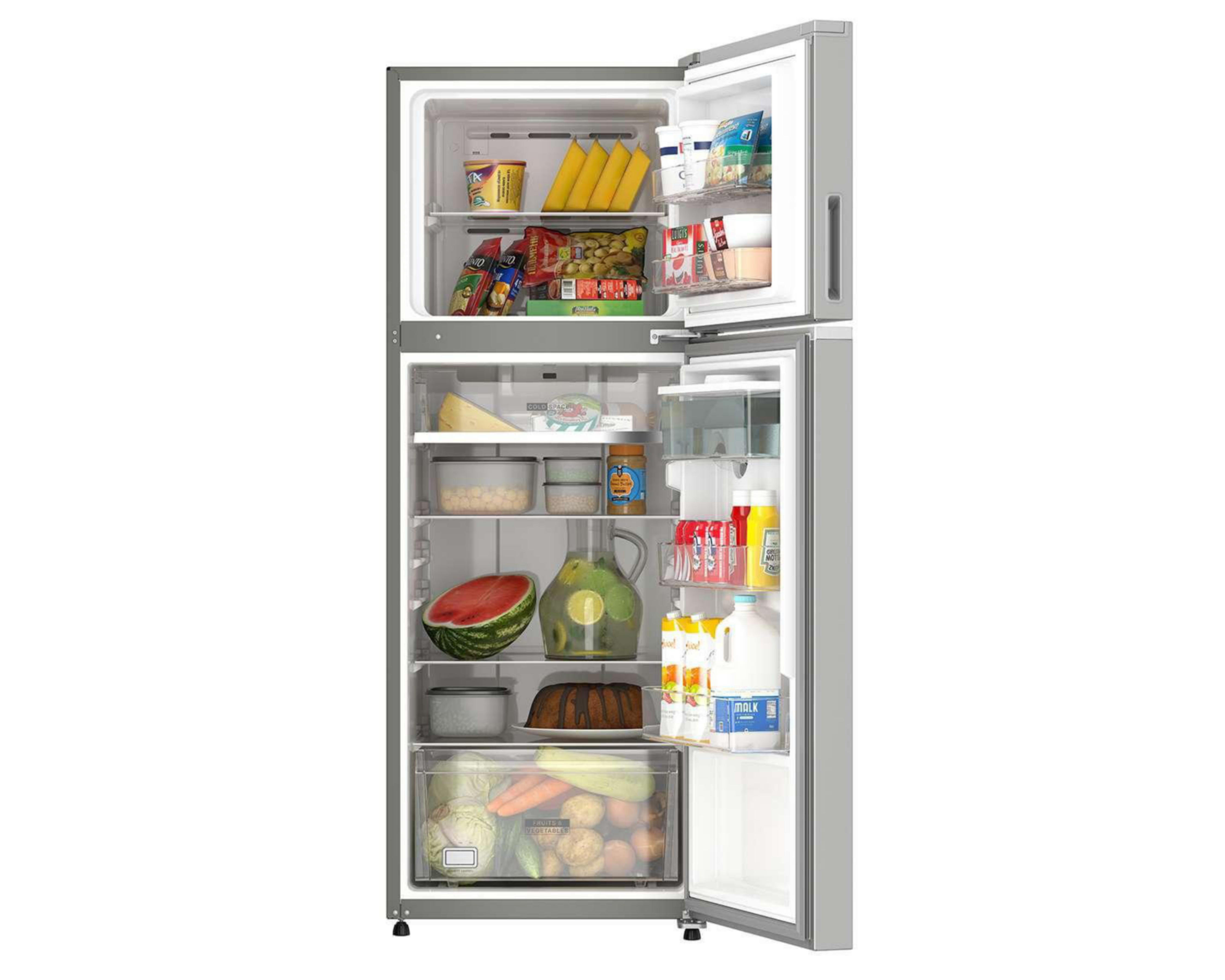 Foto 4 pulgar | Refrigerador Whirlpool Top Mount 13 Pies Gris WT1333K