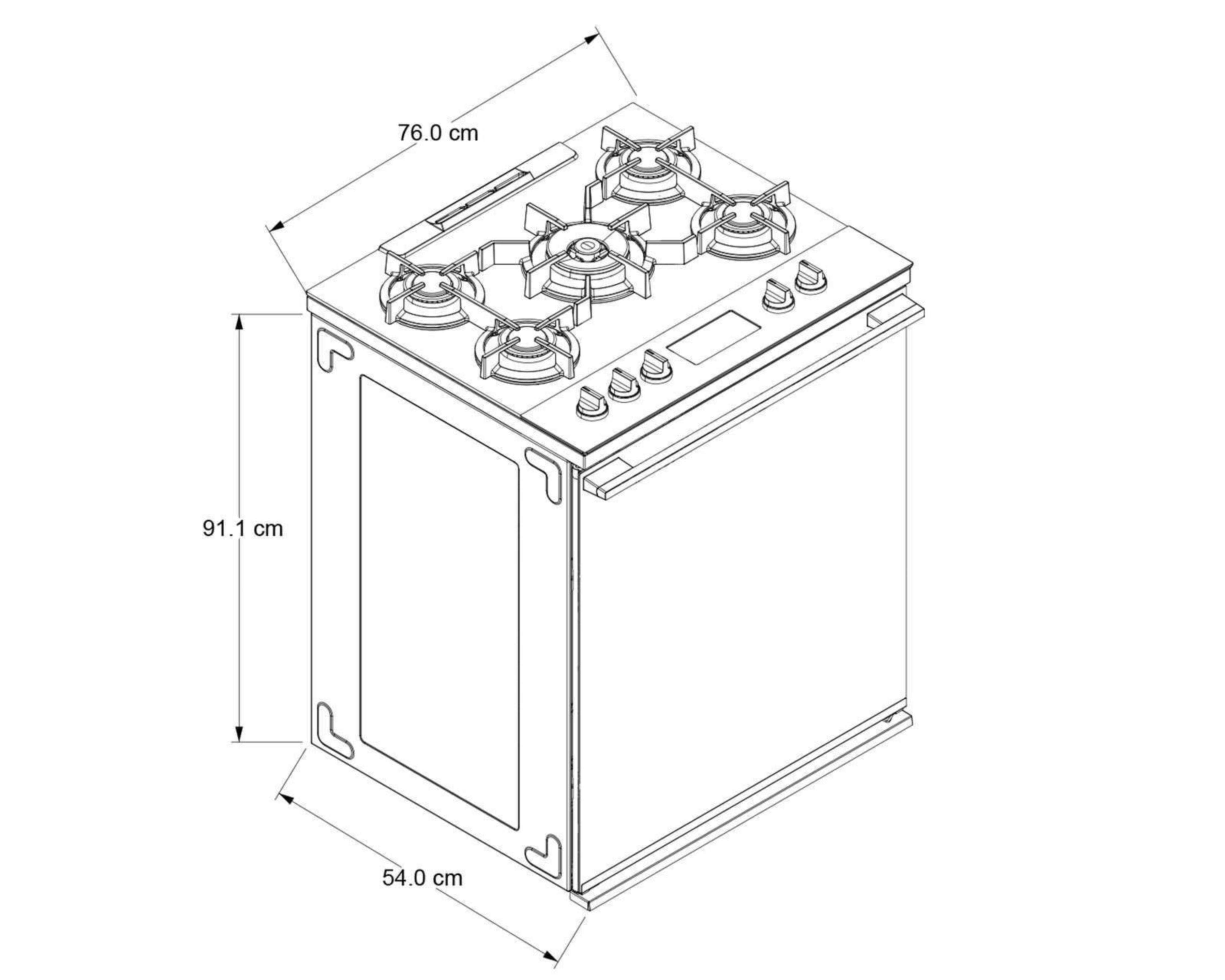 Foto 6 | Estufa Whirlpool de Empotre 30" con 5 Quemadores de Gas WFR9100S