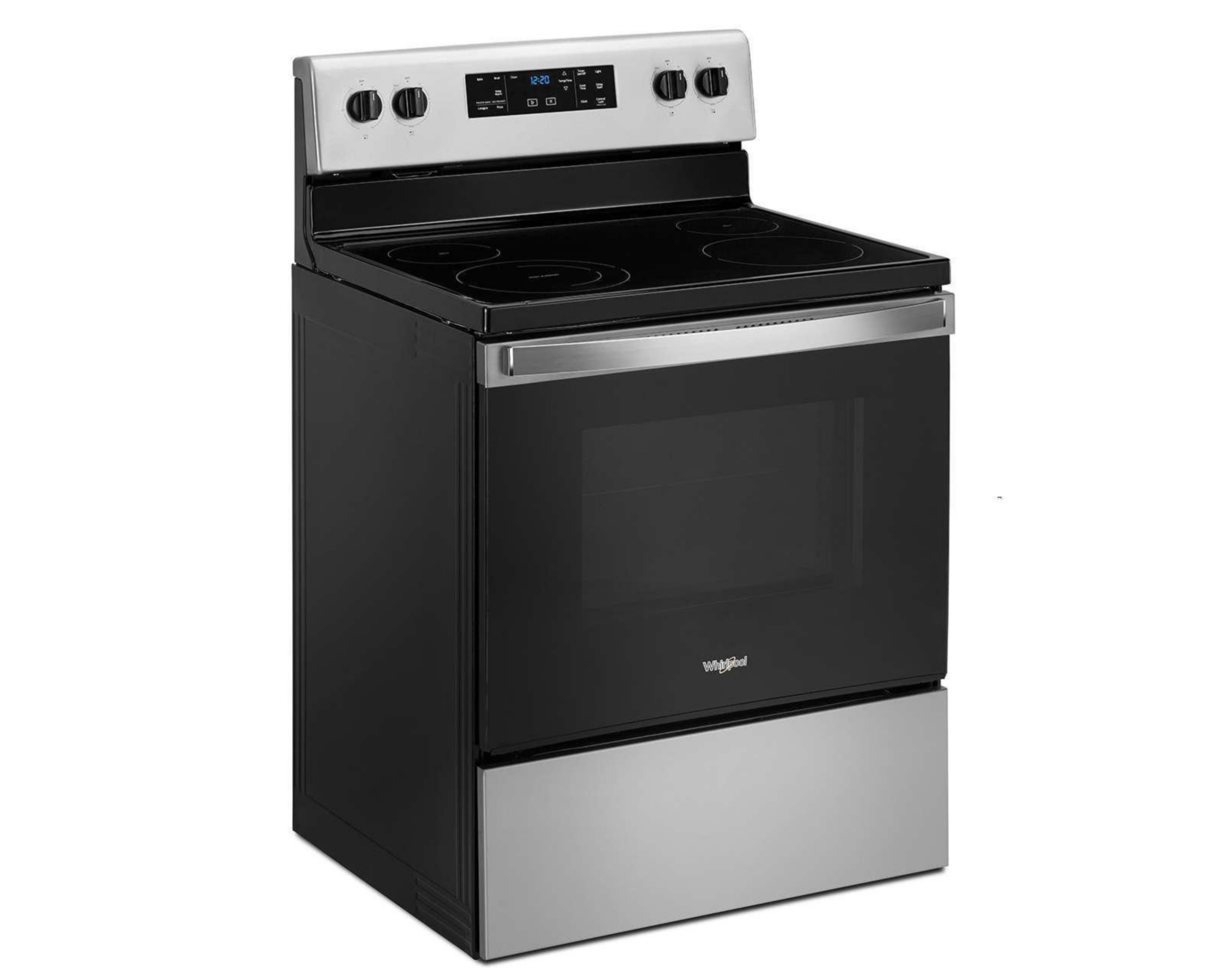 Estufa Whirlpool de Piso 30" con 4 Quemadores Eléctrica WFE515S0JS