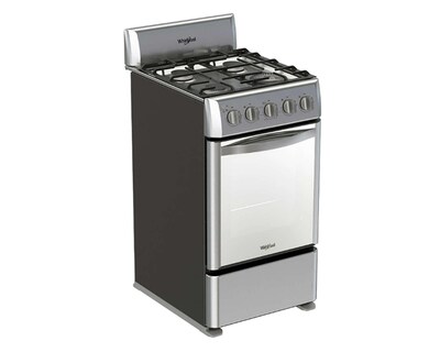 Foto 2 | Estufa Whirlpool de Piso 20" con 4 Quemadores de Gas WWR5000S INOX