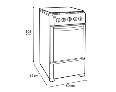 Foto 6 | Estufa Whirlpool de Piso 20" con 4 Quemadores de Gas WWR5000S INOX