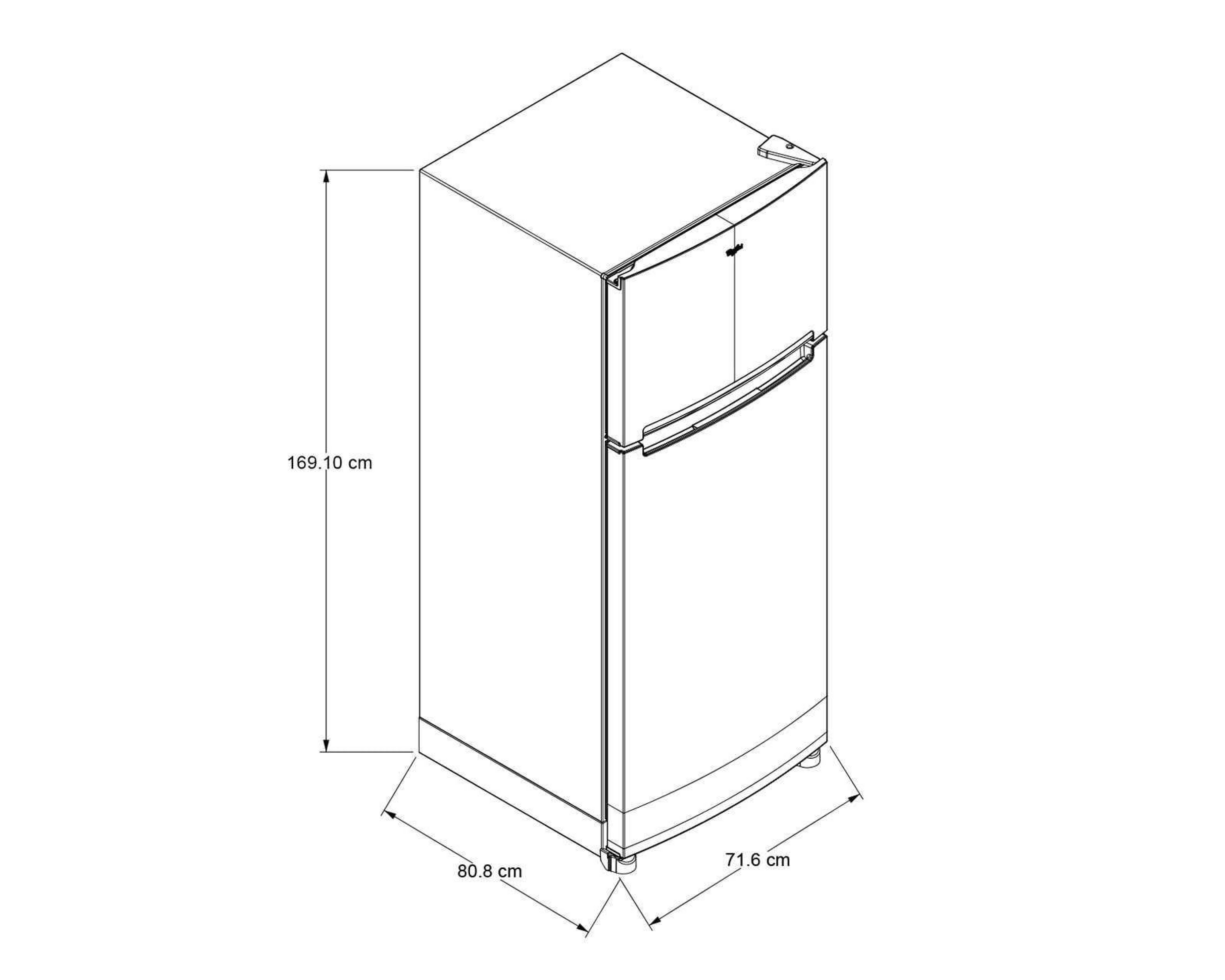 Foto 3 pulgar | Refrigerador Whirlpool Top Mount 17 Pies Acero Inoxidable WT1726A