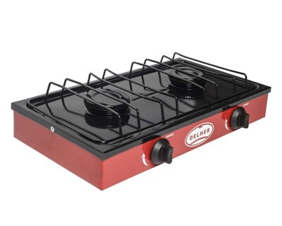 Foto 2 | Estufa de Mesa Delher 2 Quemadores PS2Q Roja