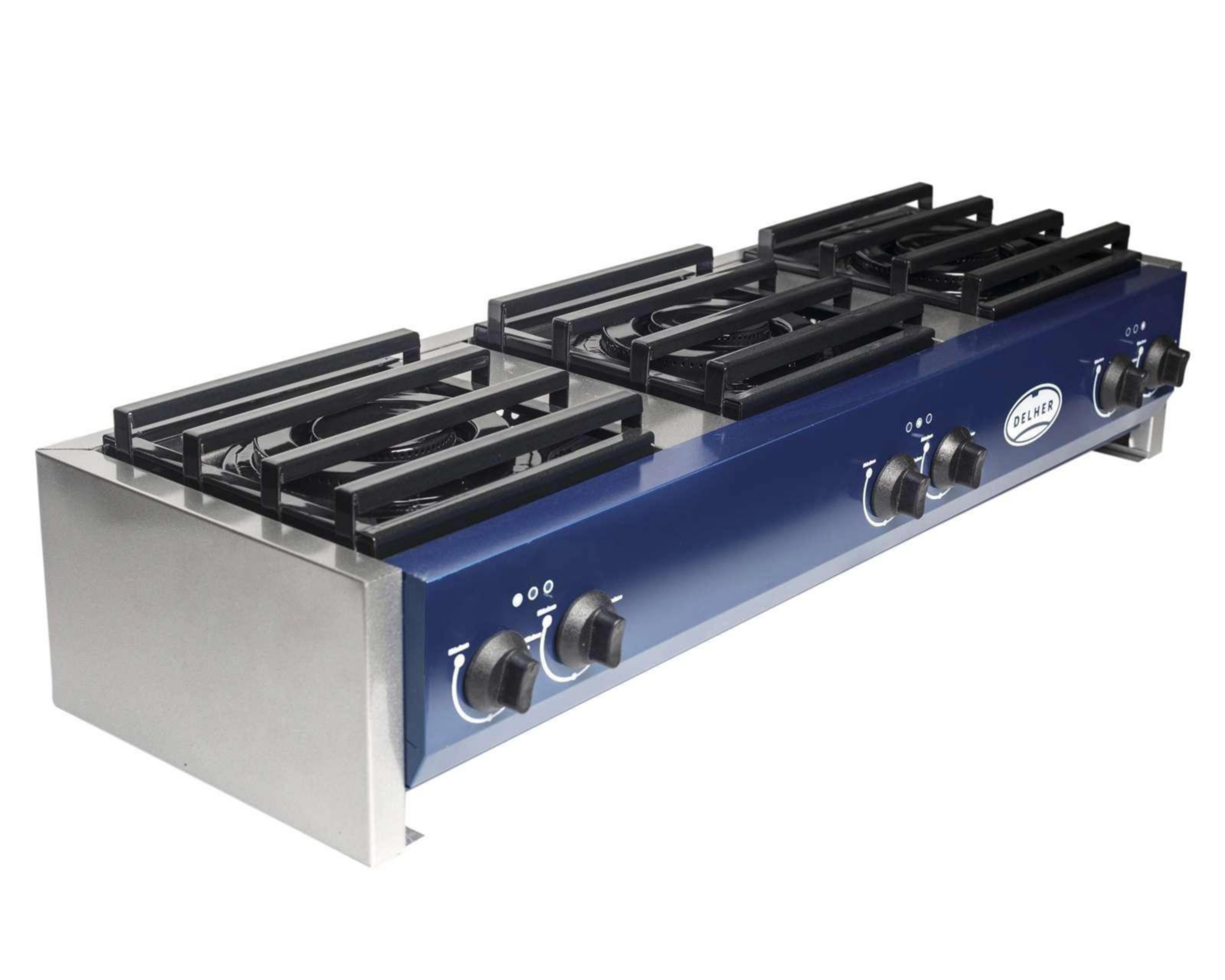 Foto 1 | Estufa de Mesa Delher 3 Quemadores EG6Q Azul