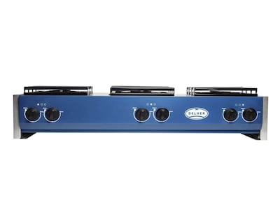 Foto 3 | Estufa de Mesa Delher 3 Quemadores EG6Q Azul