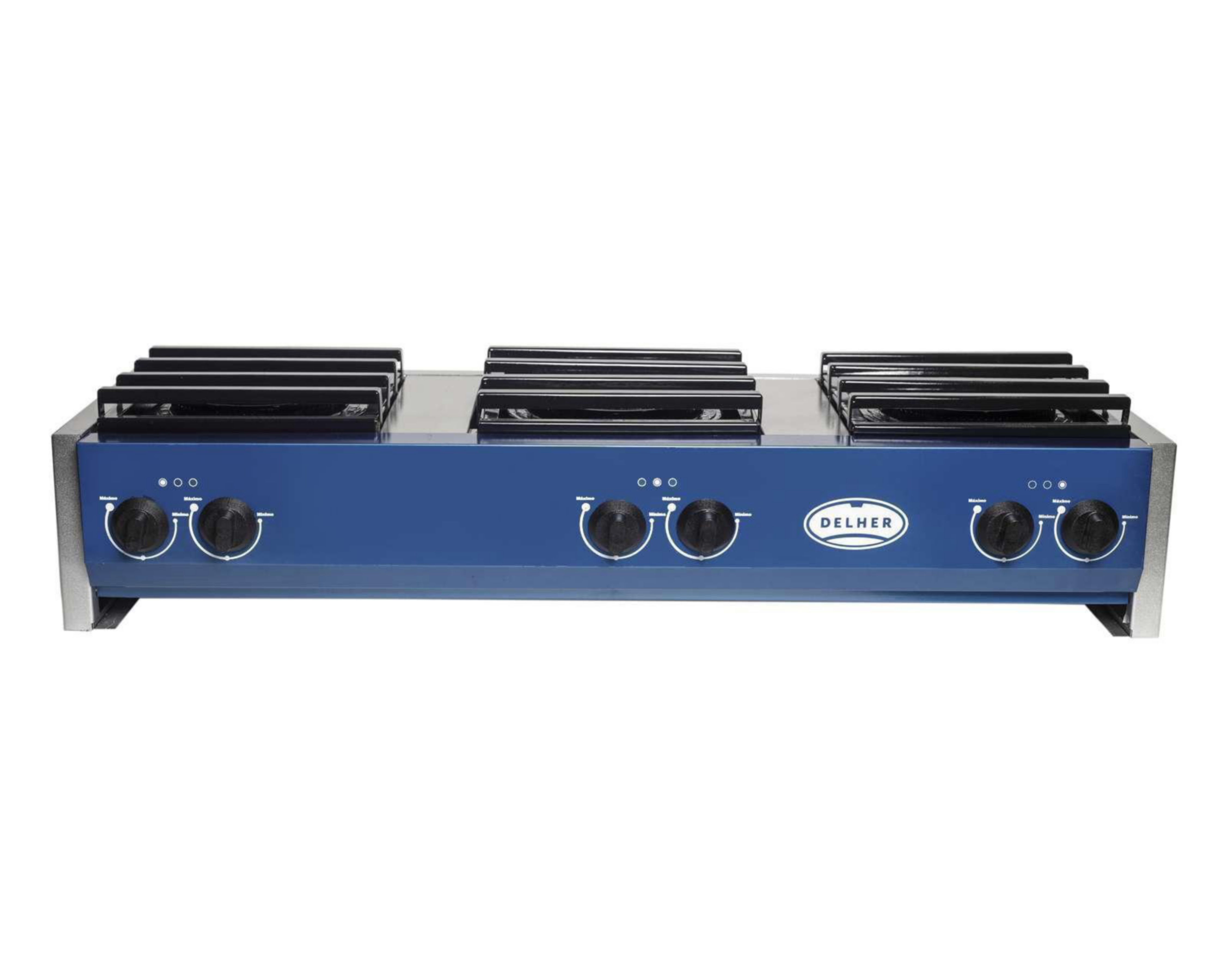 Foto 4 | Estufa de Mesa Delher 3 Quemadores EG6Q Azul