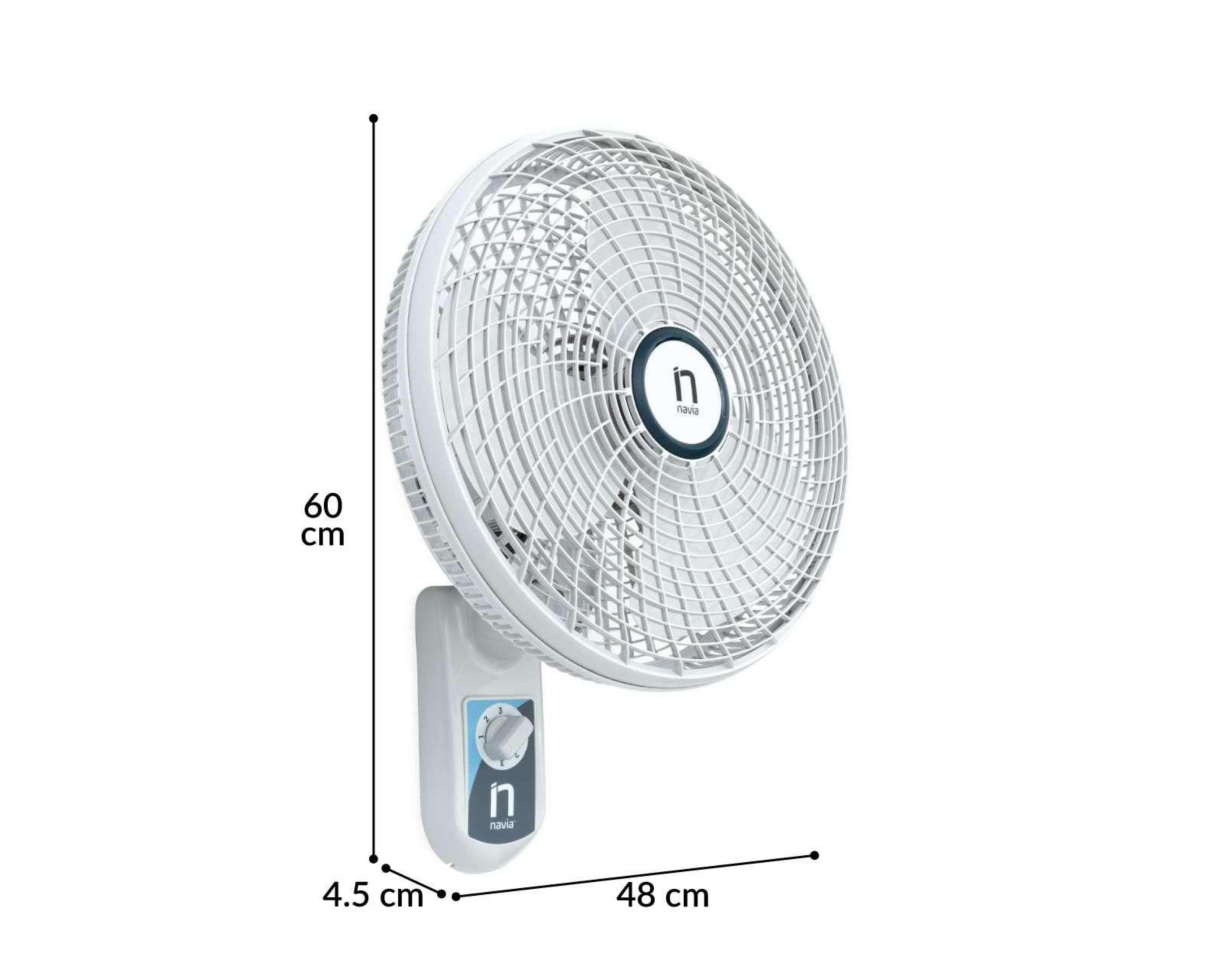 Foto 7 | Ventilador de Pared Navia 16"
