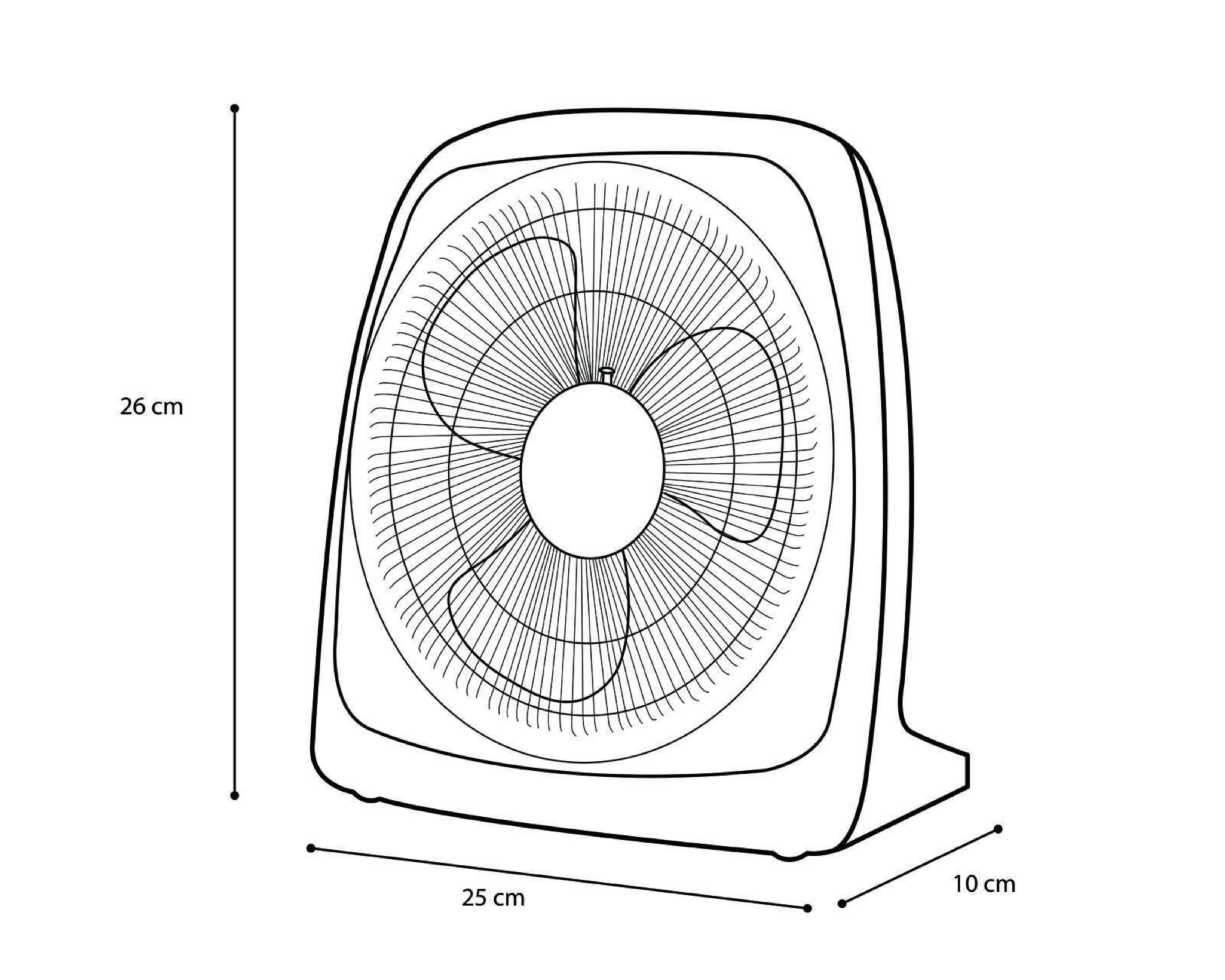 Foto 5 | Ventilador de Mesa Navia 9"