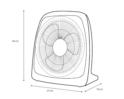 Foto 6 | Ventilador de Mesa Navia 9"