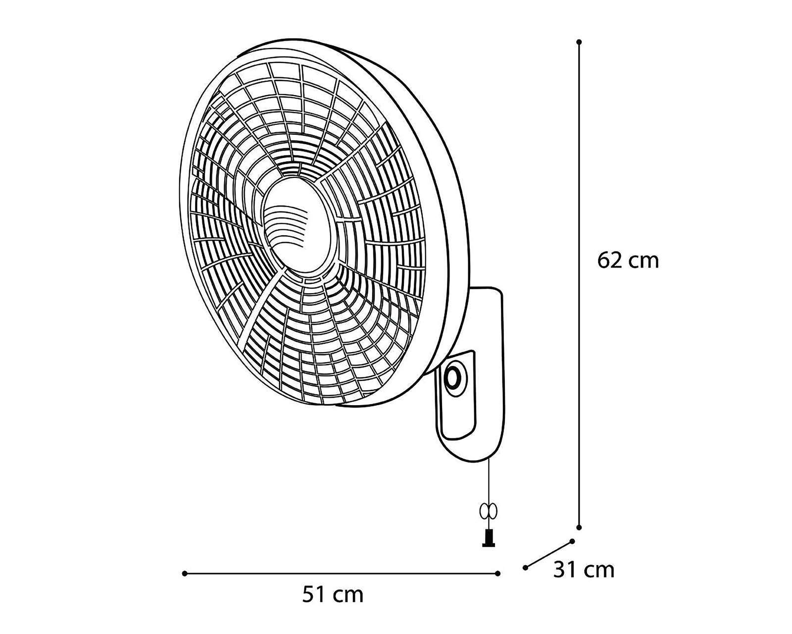 Foto 7 pulgar | Ventilador de Pared Navia 18"