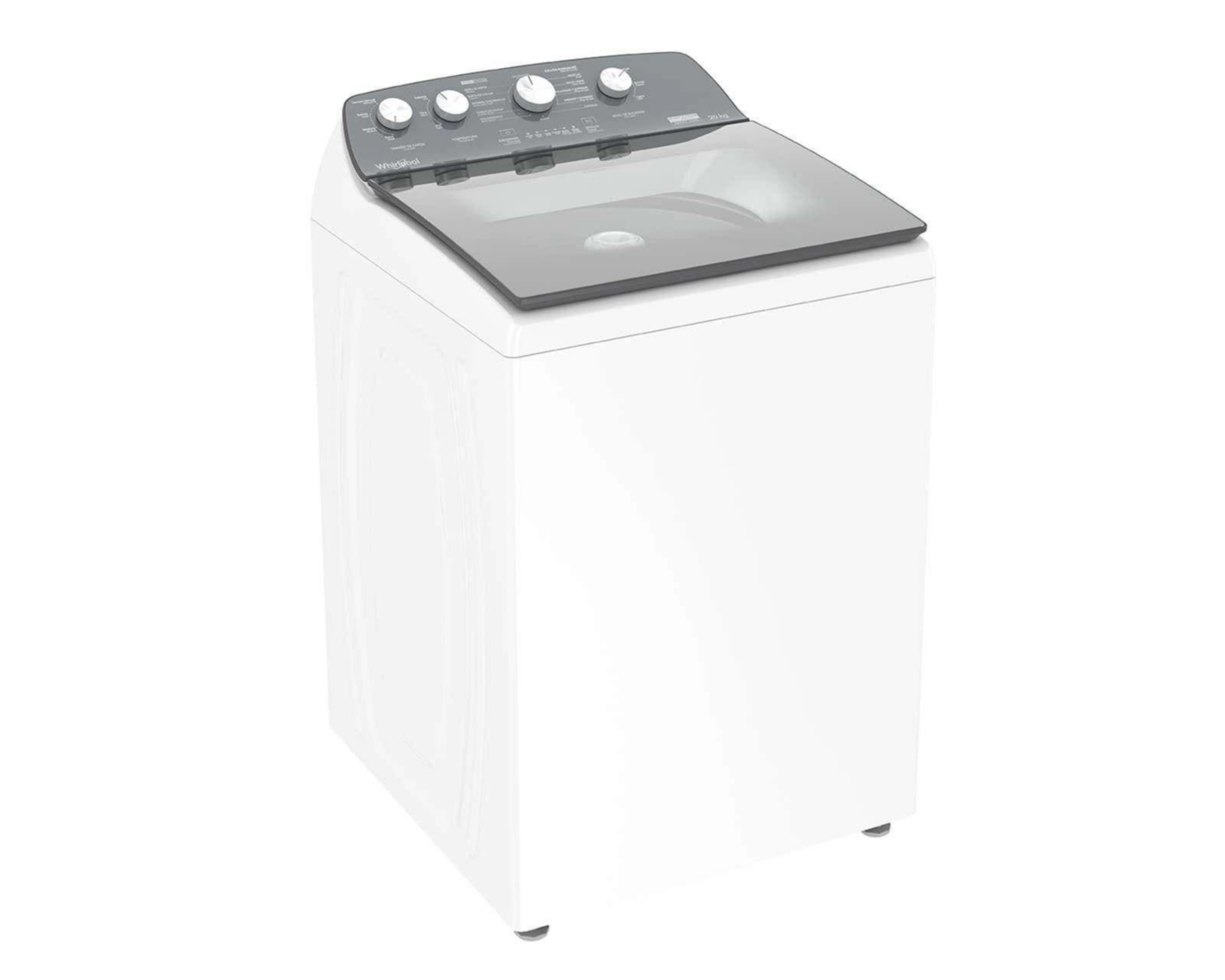 Lavadora Whirlpool Automática 8MWTW2024WJM 20 kg Blanca