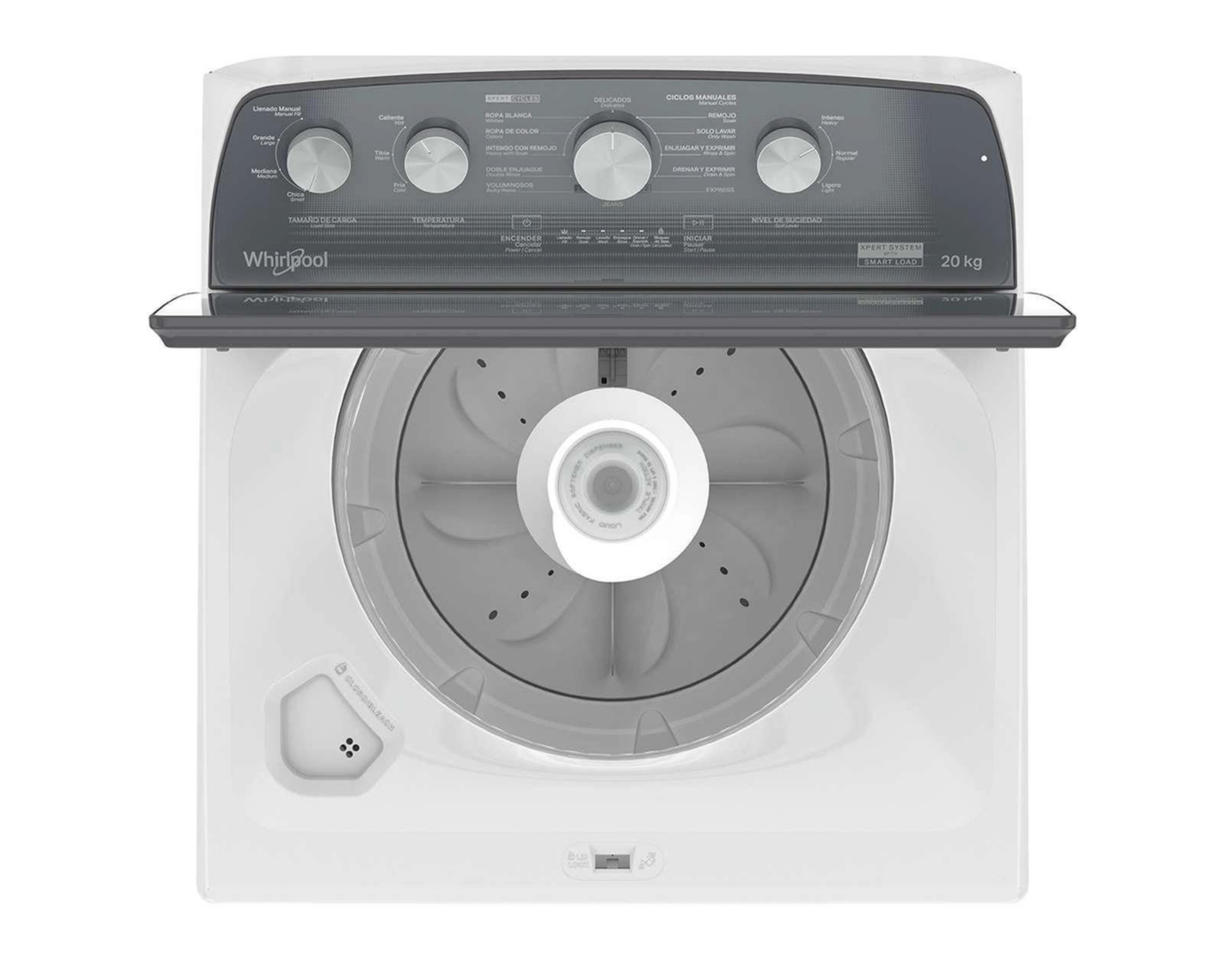 Foto 5 | Lavadora Whirlpool Automática 8MWTW2024WJM 20 kg Blanca