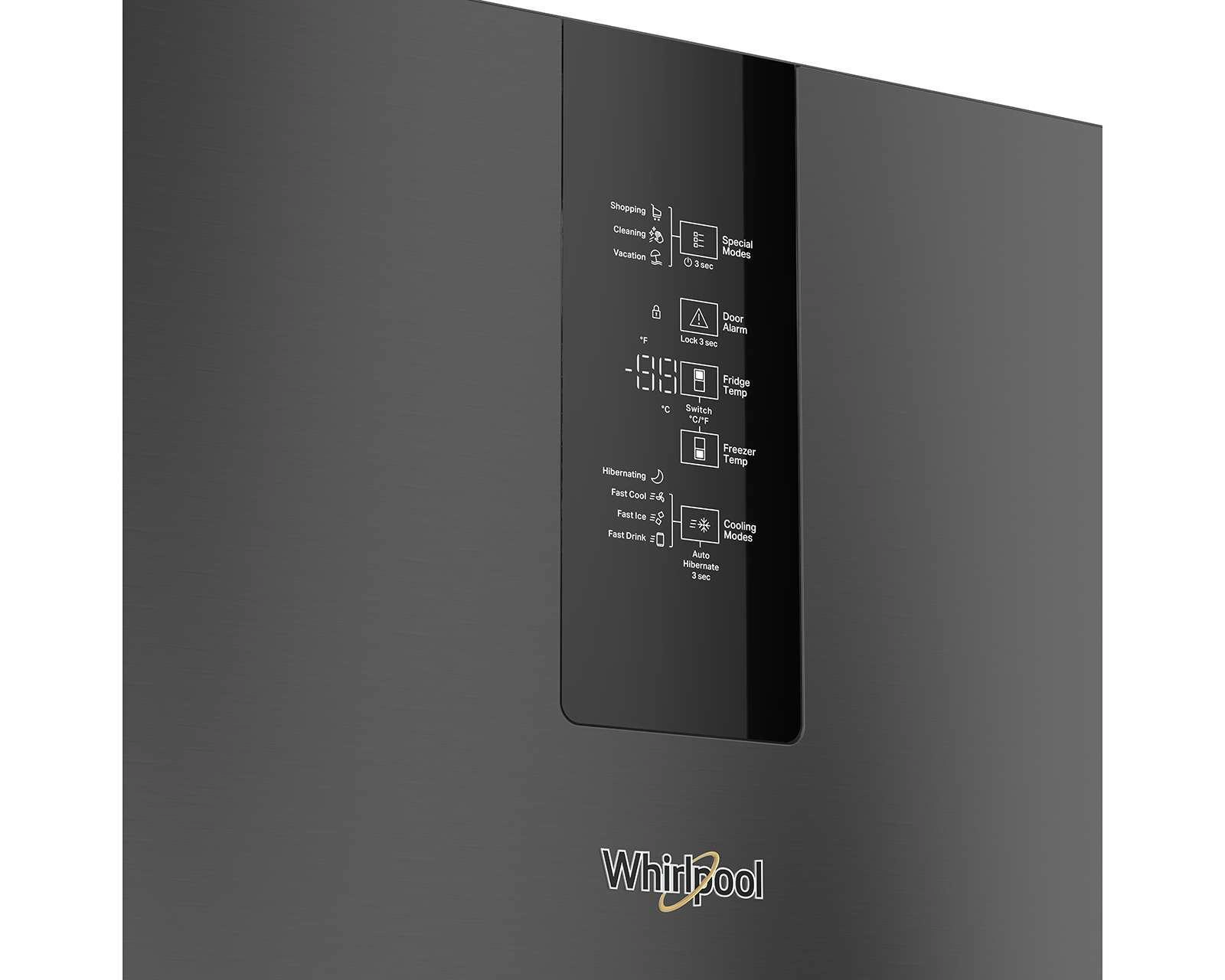 Foto 6 | Refrigerador Whirlpool Bottom Mount 13 Pies Negro WB1333V