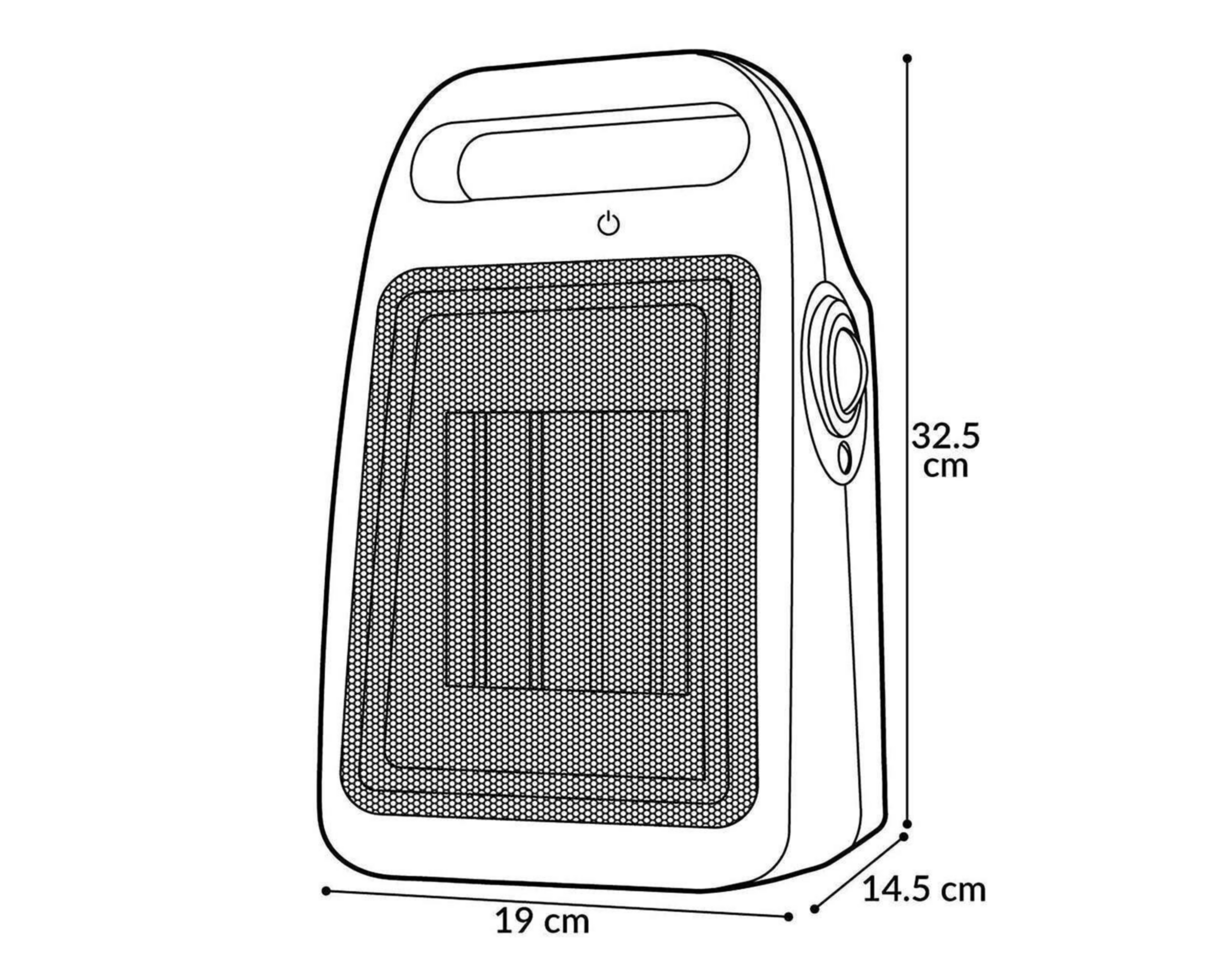 Foto 8 pulgar | Calefactor Eléctrico Dreamtech NFJ618Y 1500 W