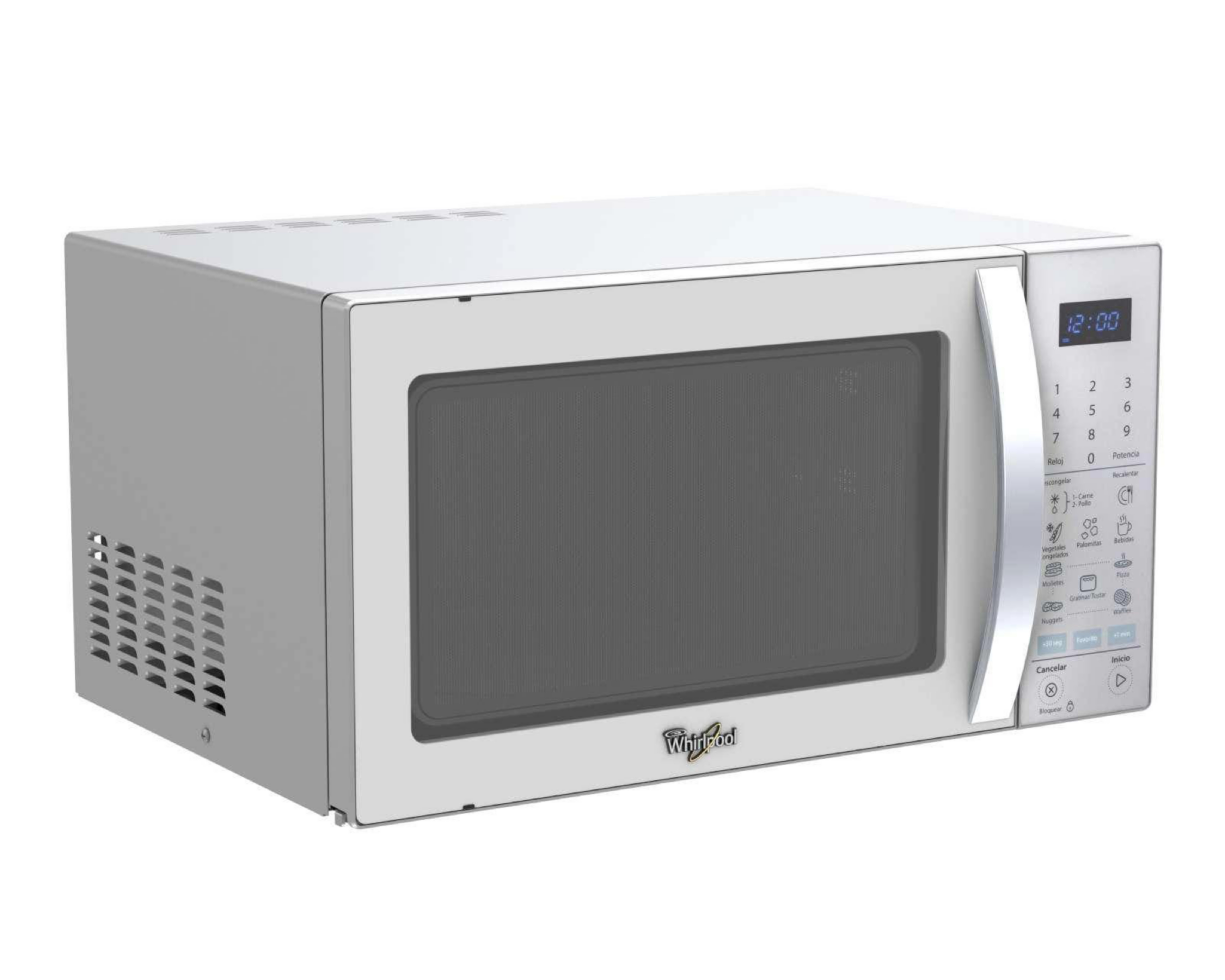 Horno de Microondas Whirlpool 1.4 Pies WM2514D Silver]