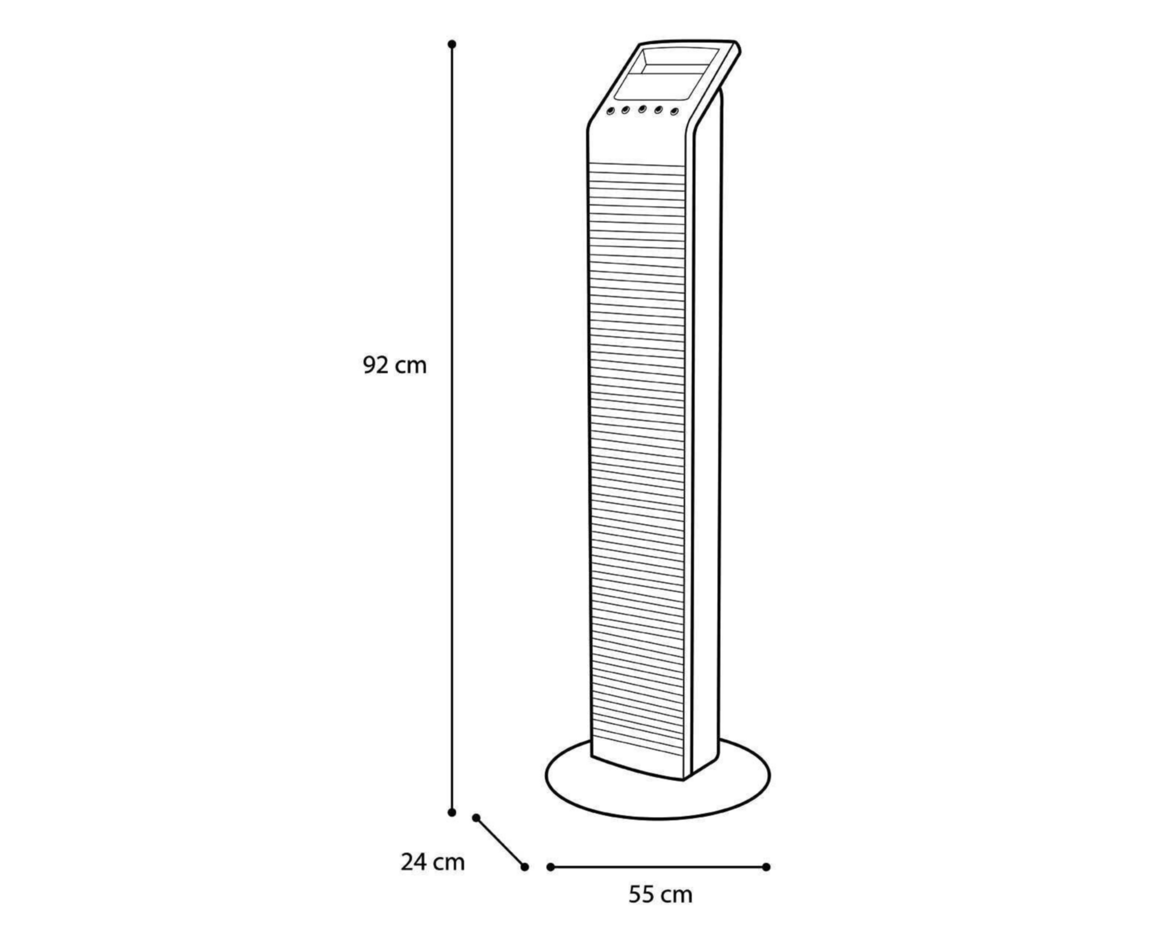 Foto 5 | Ventilador de Torre IUSA 36"