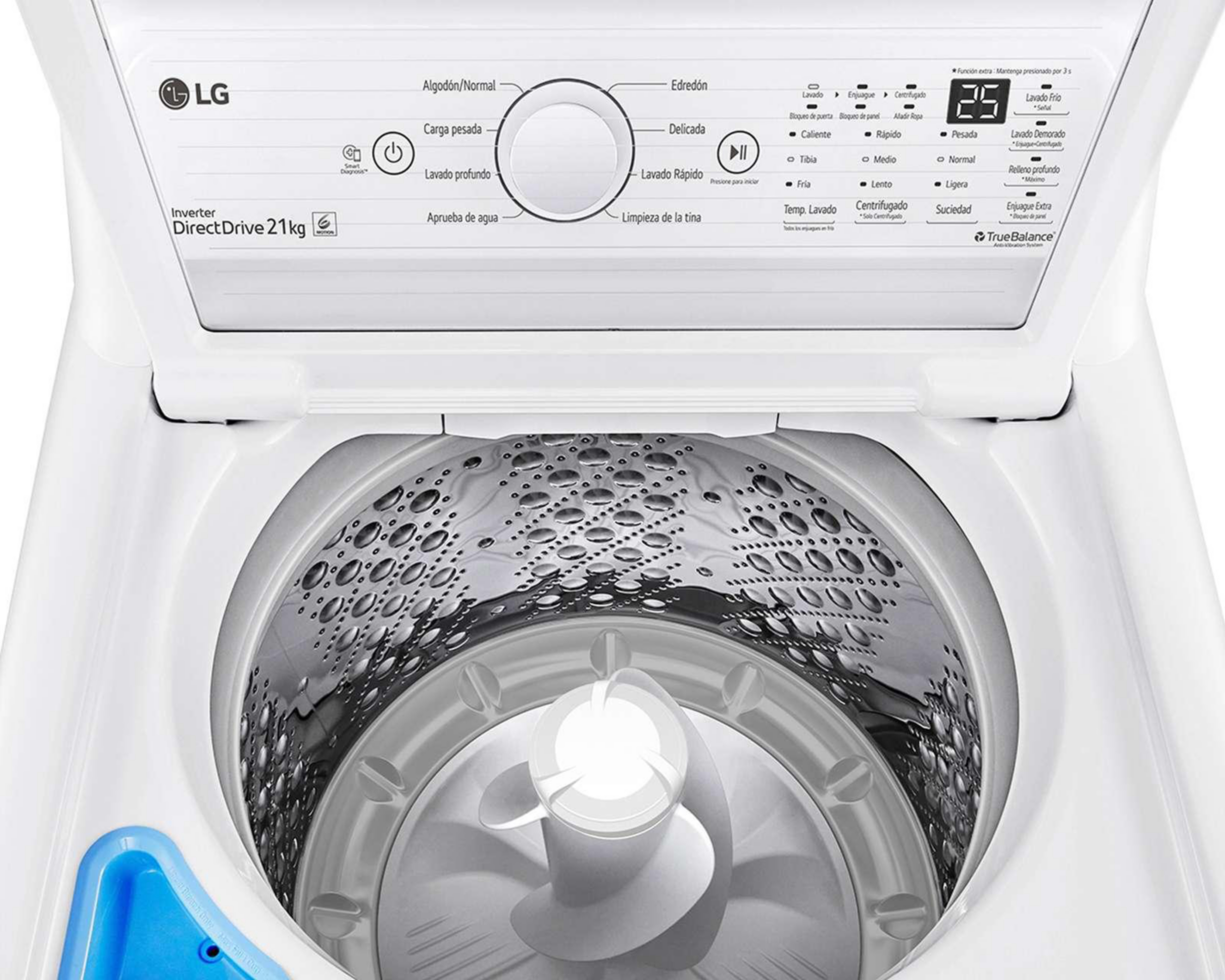 Foto 5 pulgar | Lavadora LG Automática WT21WT6HKA  21 kg Blanca