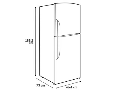 Foto 8 | Refrigerador Mabe RMS400IAMRP0 Top Mount 15 Pies Negro