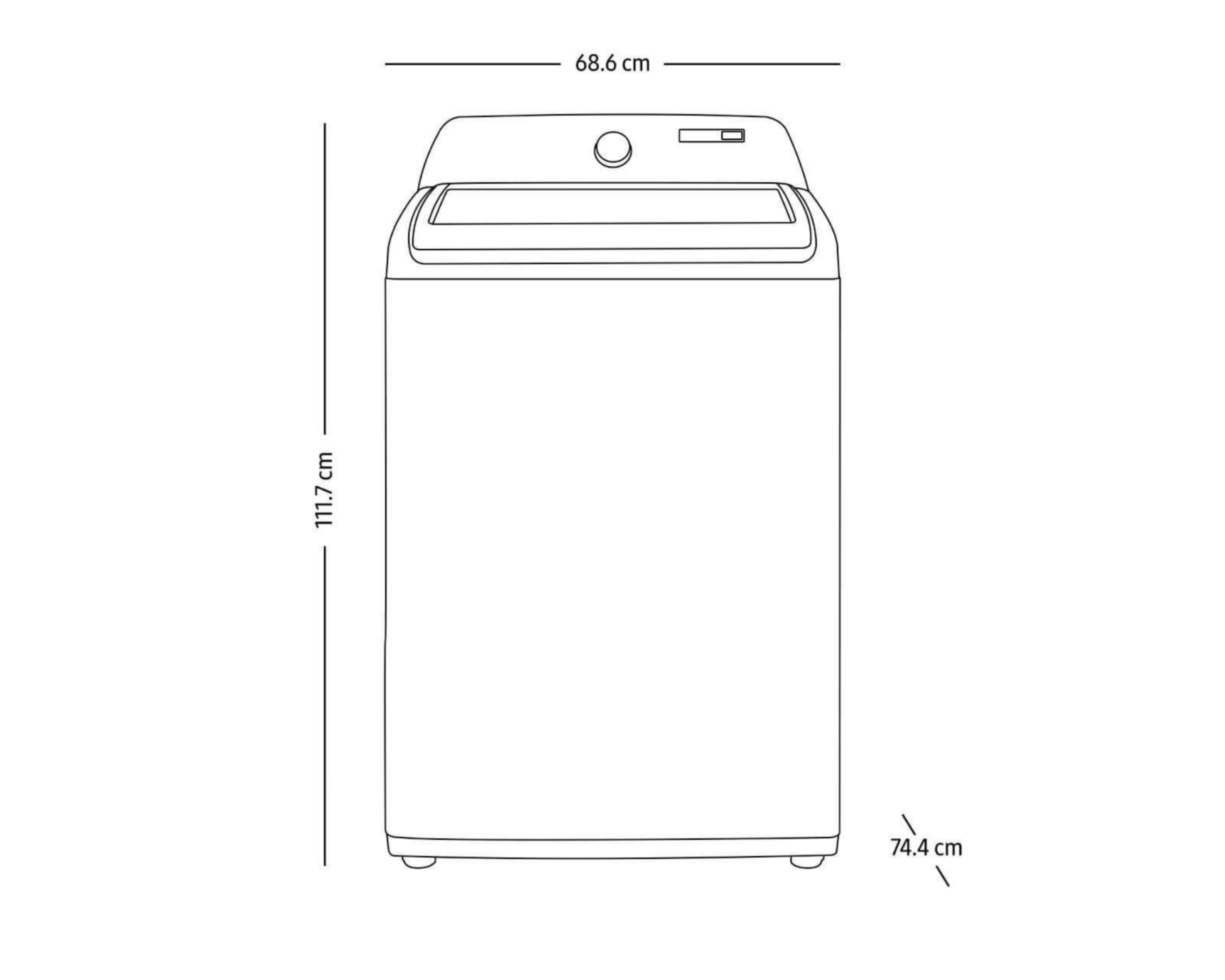 Foto 9 pulgar | Lavadora Samsung Automática WA22A3350GW/AX 22 kg Blanca