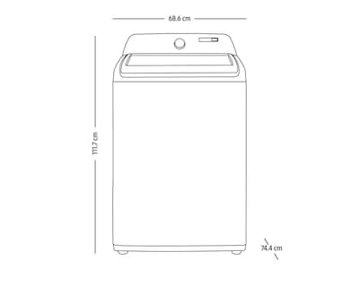 Foto 8 | Lavadora Samsung Automática WA22A3350GW/AX 22 kg Blanca