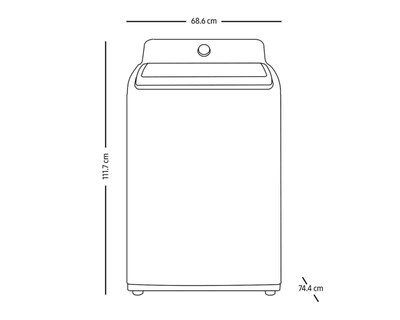 Foto 6 | Lavadora Samsung Automática WA20A3350GW 20 kg Blanca