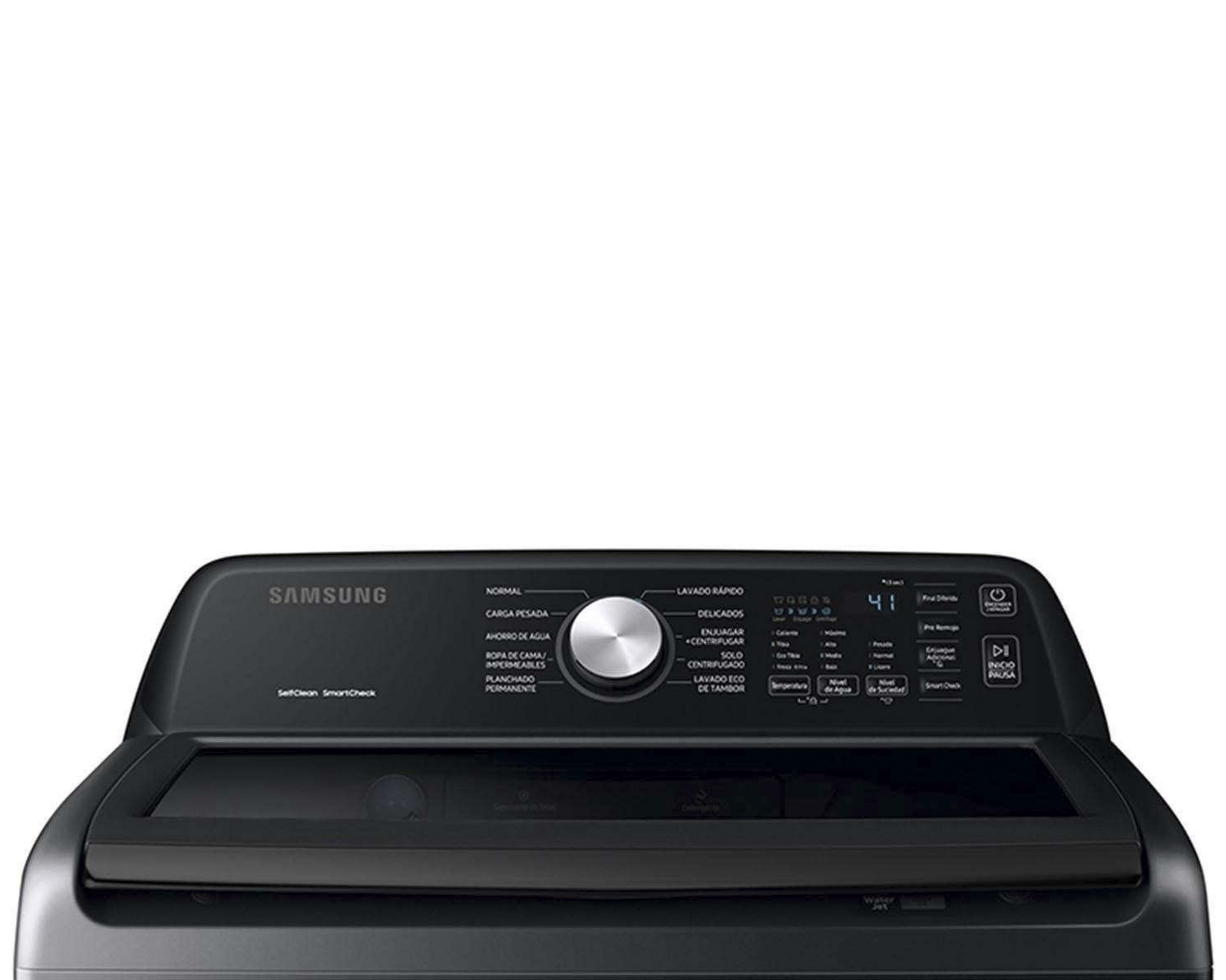 Foto 4 pulgar | Lavadora Samsung WA21A3354GV/AX 21 kg Negra