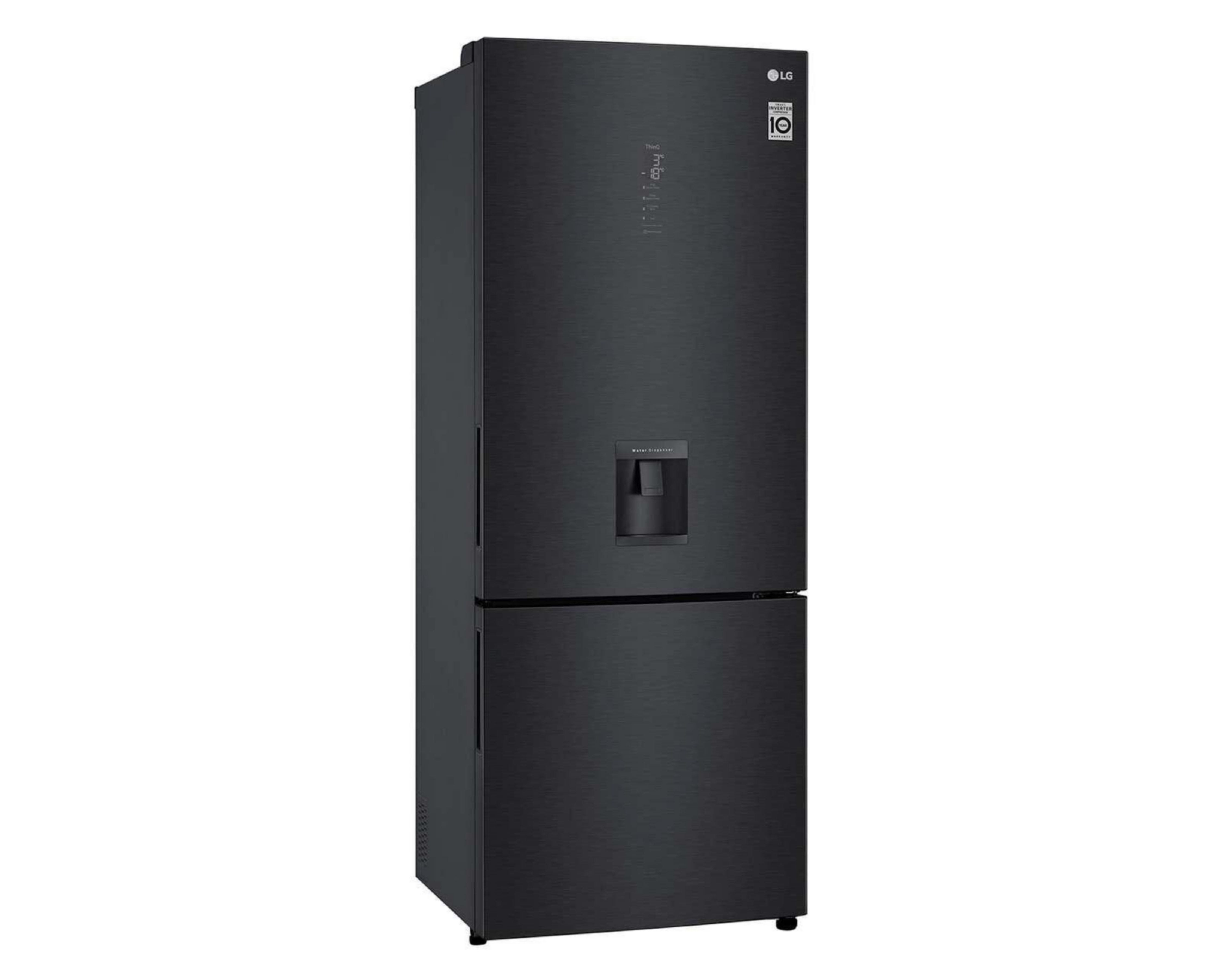 Foto 2 pulgar | Refrigerador LG Bottom Mount 17 Pies Negro GB45SPT