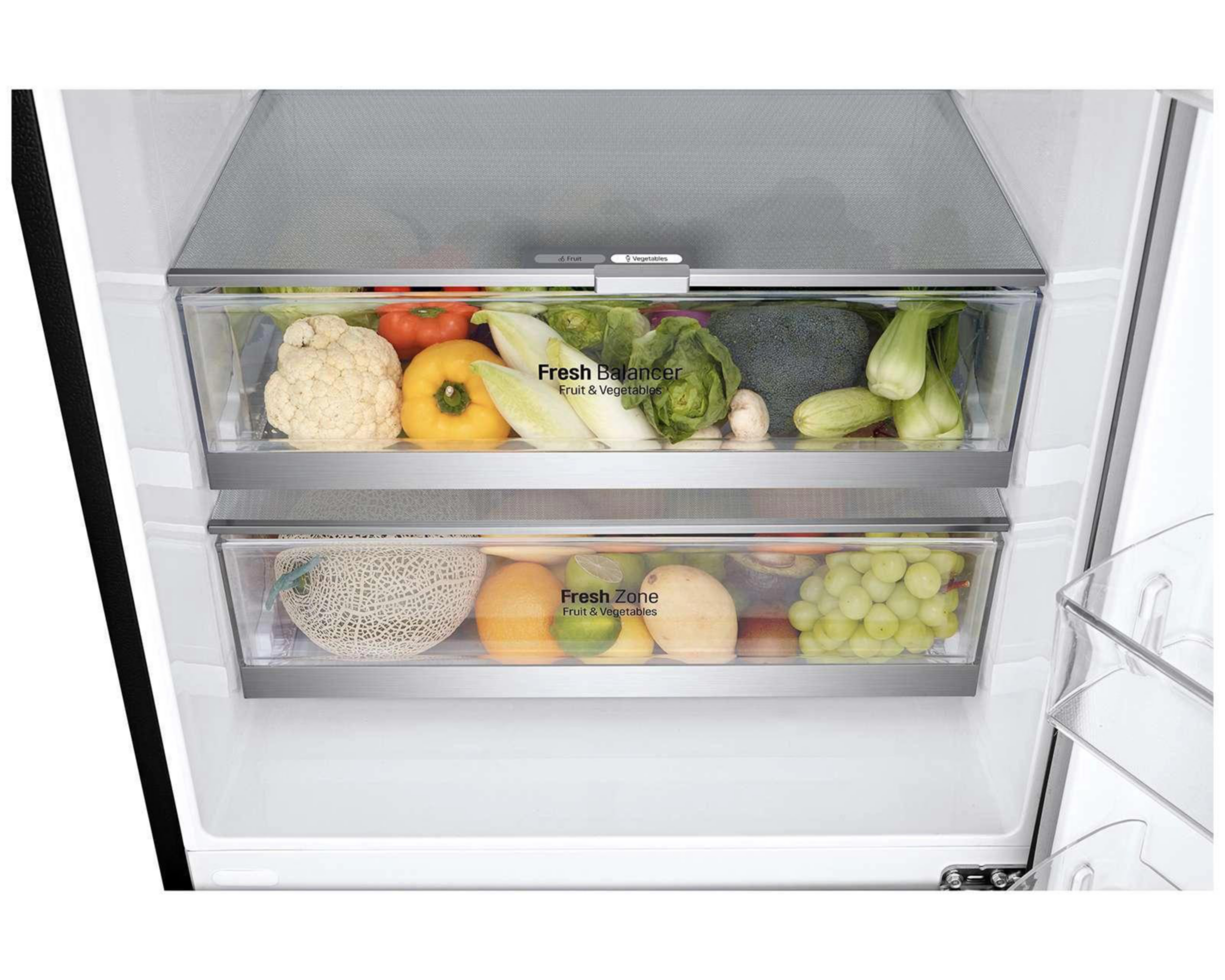 Foto 6 pulgar | Refrigerador LG Bottom Mount 17 Pies Negro GB45SPT