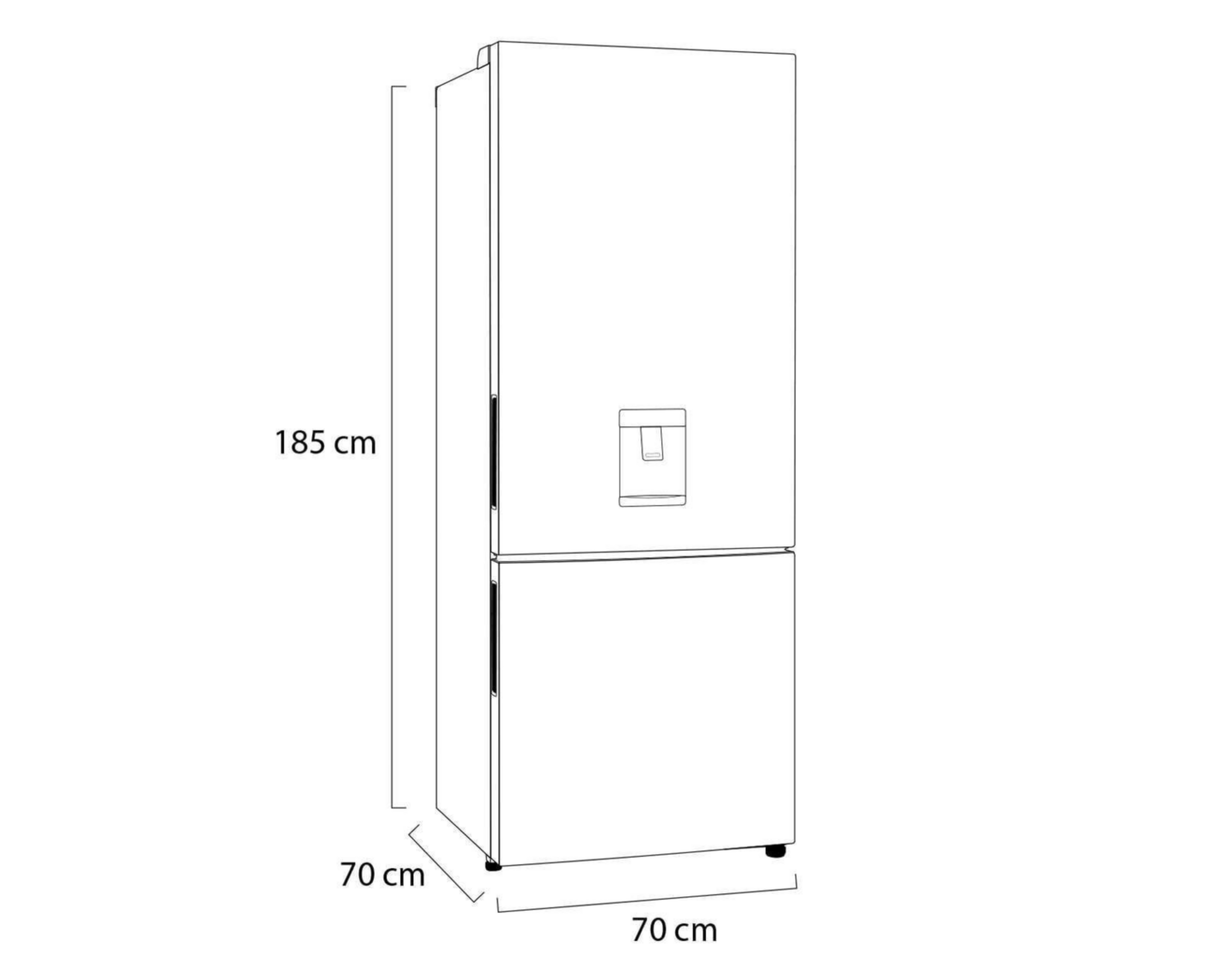 Foto 7 | Refrigerador LG Bottom Mount 17 Pies Negro GB45SPT