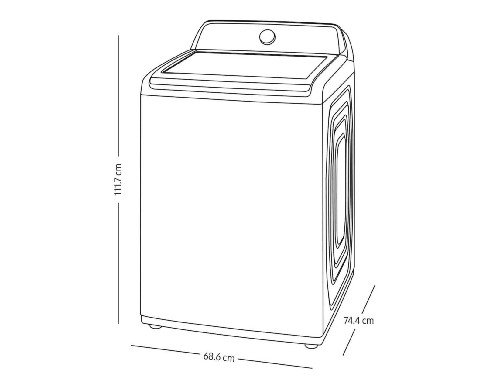 Foto 6 | Lavadora Samsung Automática WA19A3351GW/AX 19 kg Blanca