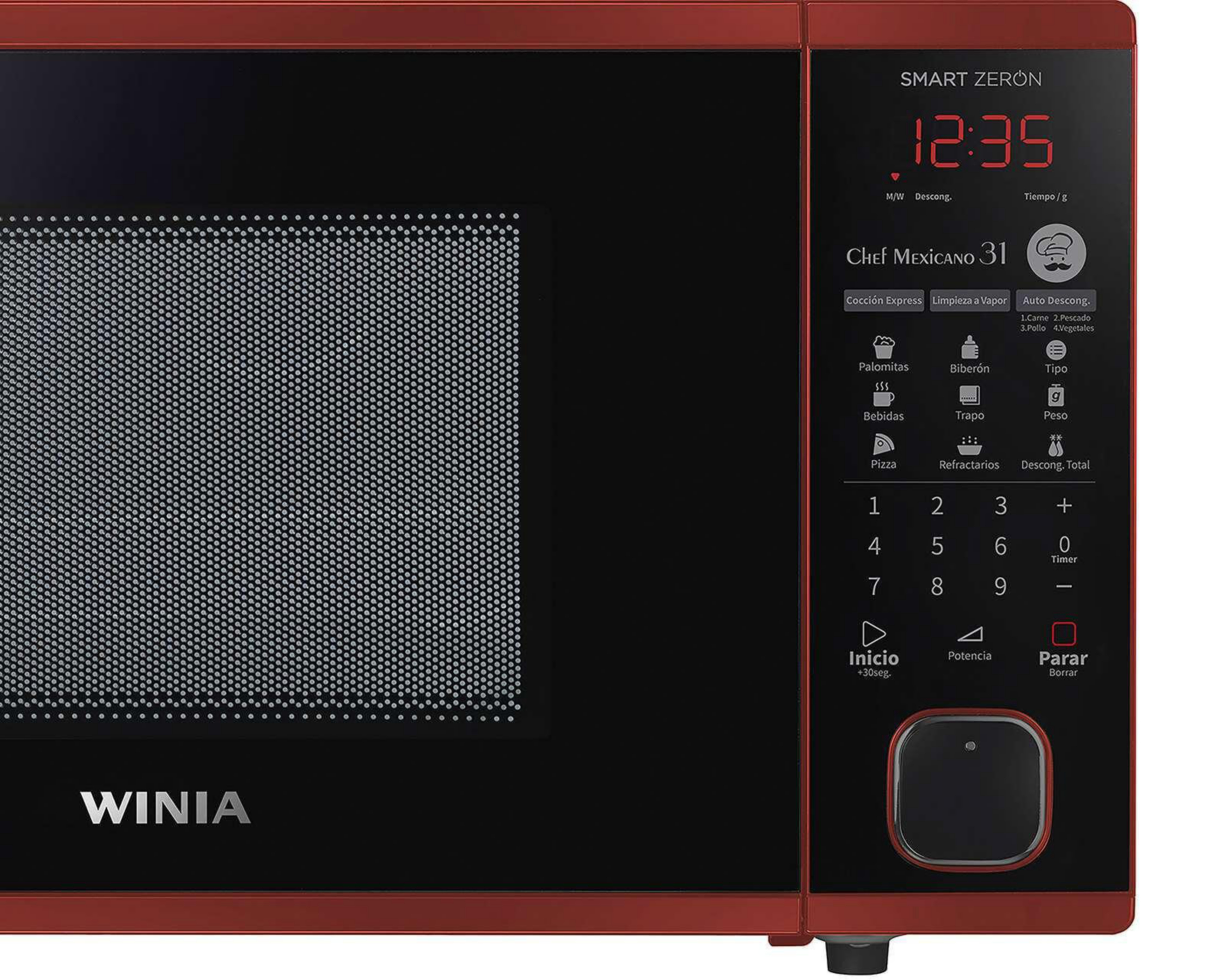 Foto 4 | Horno de Microondas Winia 1.1 Pies KOR-1N4HR Rojo