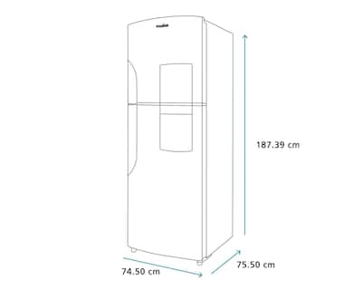 Foto 7 | Refrigerador Mabe Top Mount 19 Pies Gris RMS510IBMRX0