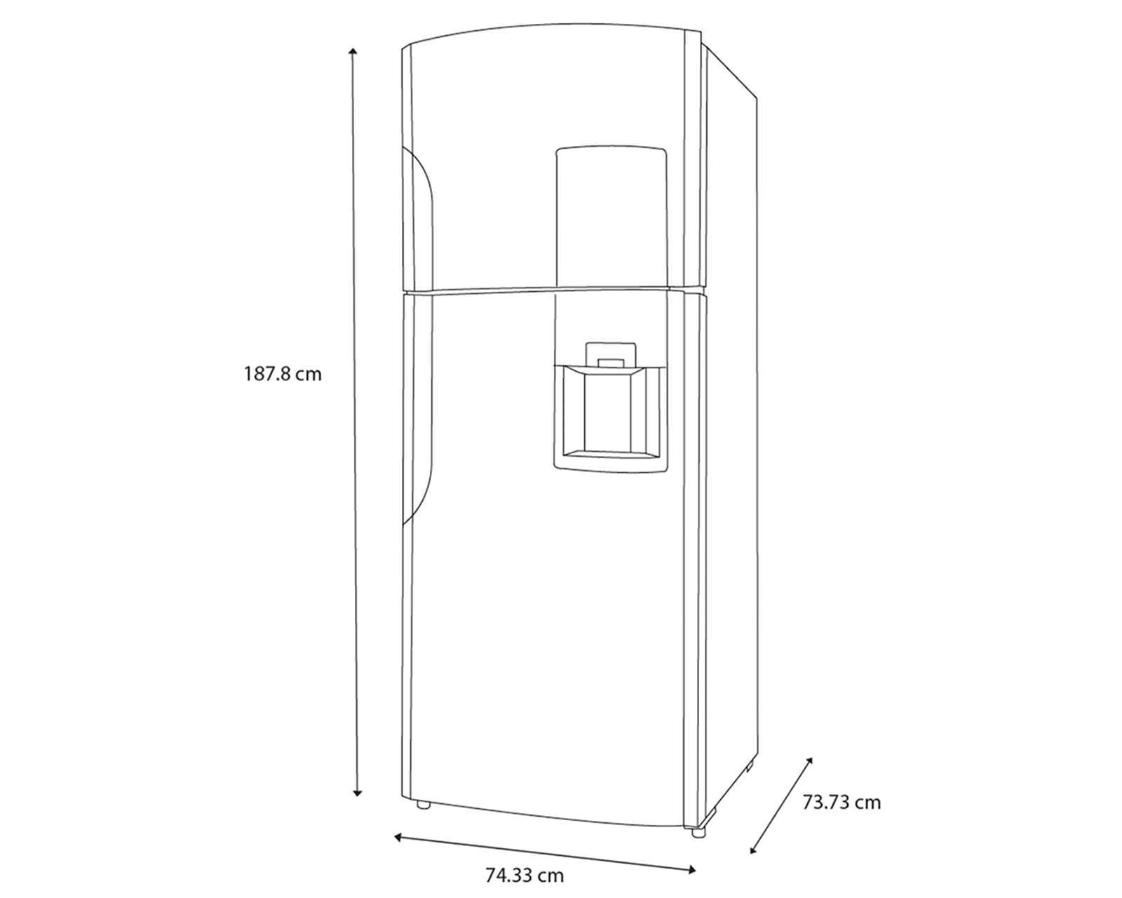 Foto 9 pulgar | Refrigerador IO Mabe Top Mount 19 Pies Plateado ROS510IIMRX0