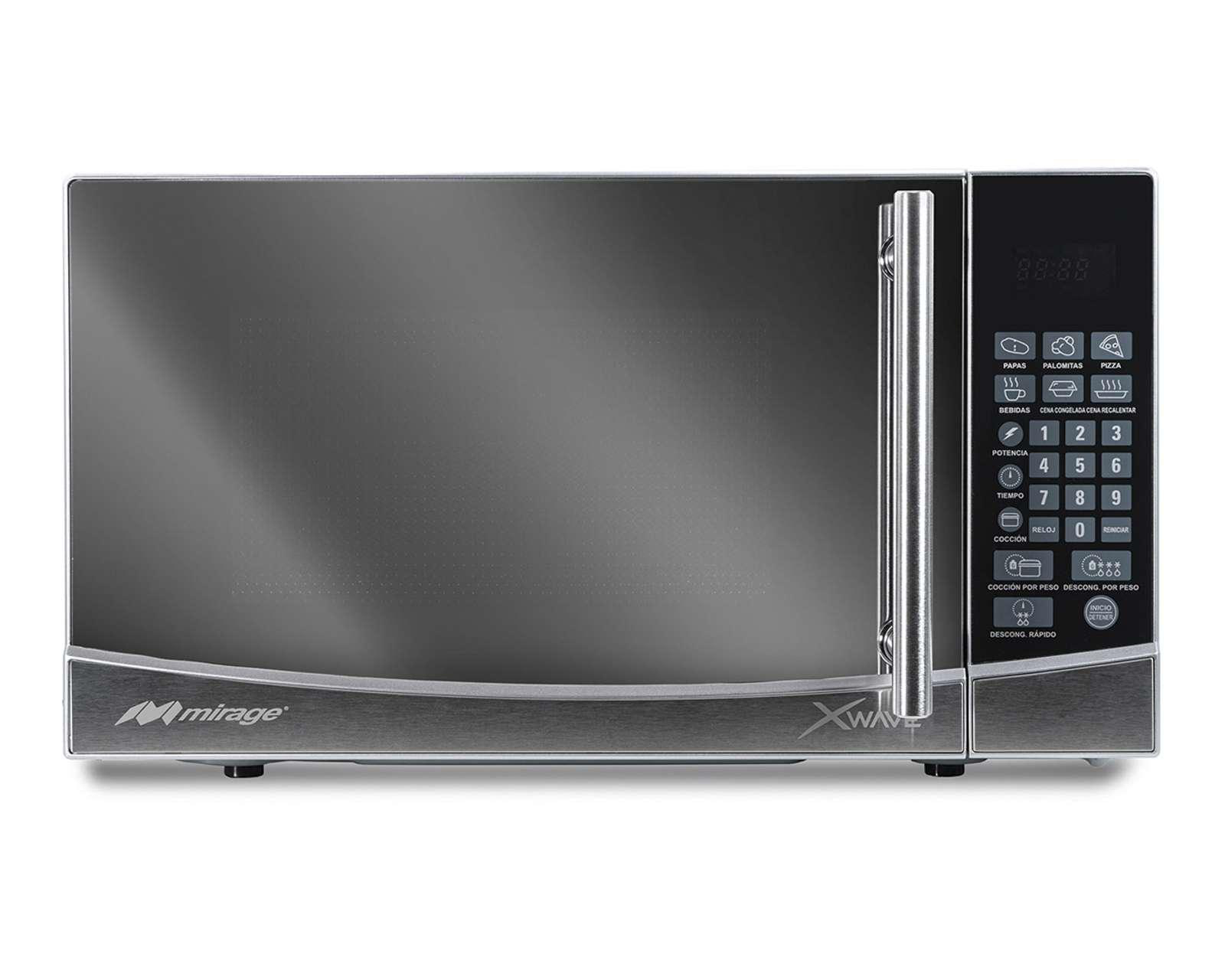 Horno de Microondas Mirage 0.7 Pies MWD020E Plateado