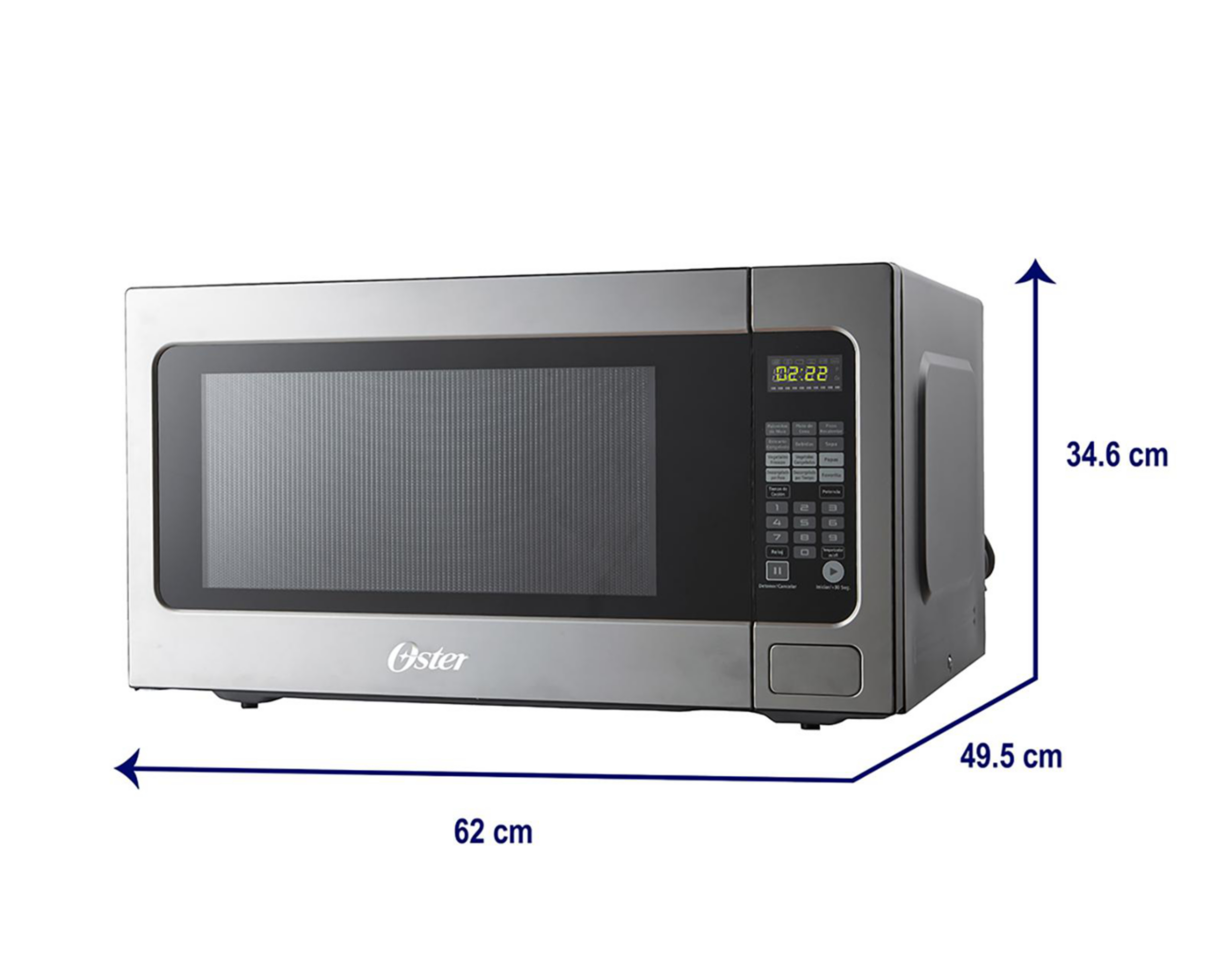 Foto 6 | Horno de Microondas Oster OGYME2202 Negro