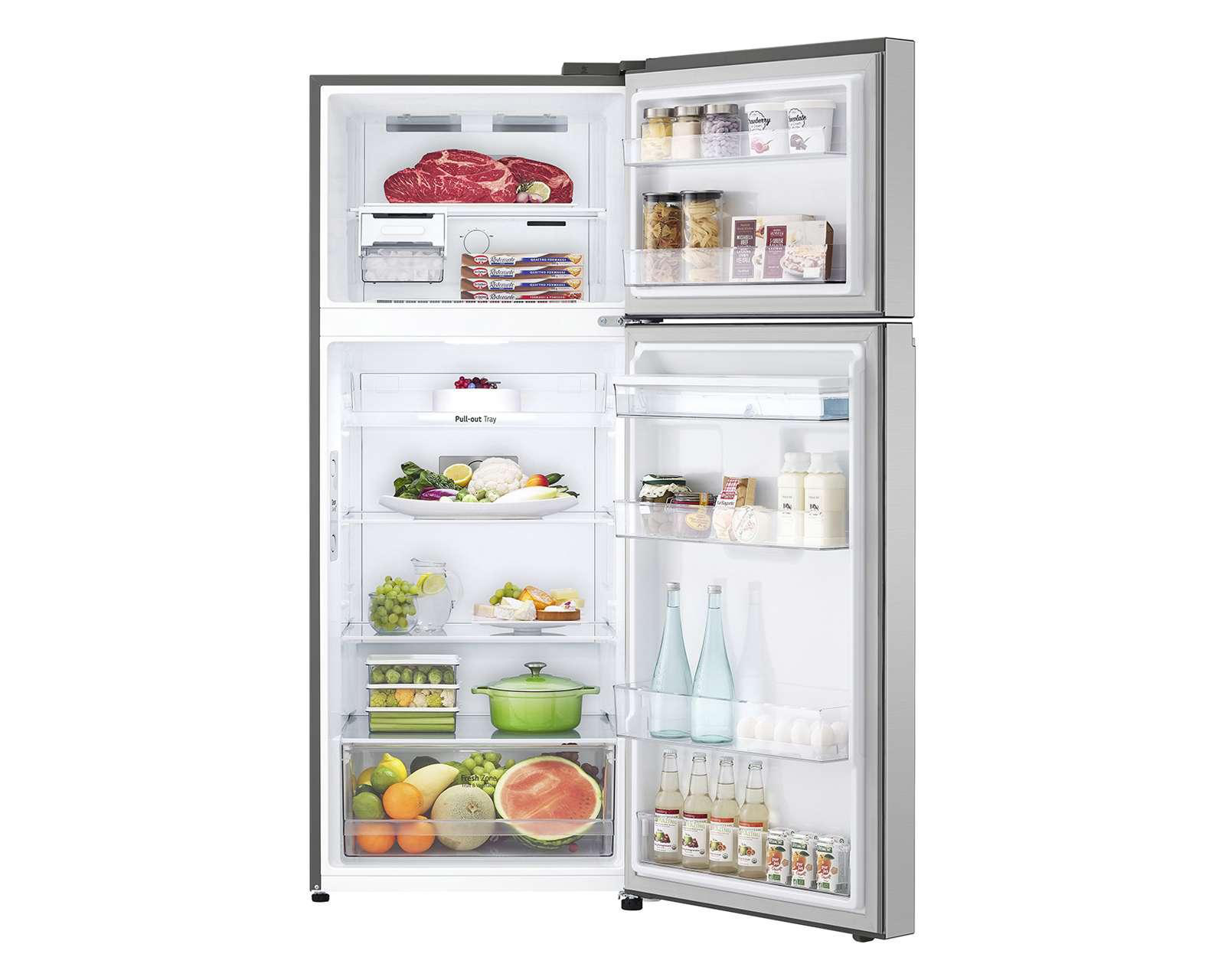 Foto 4 pulgar | Refrigerador LG Top Mount 14 Pies Plata