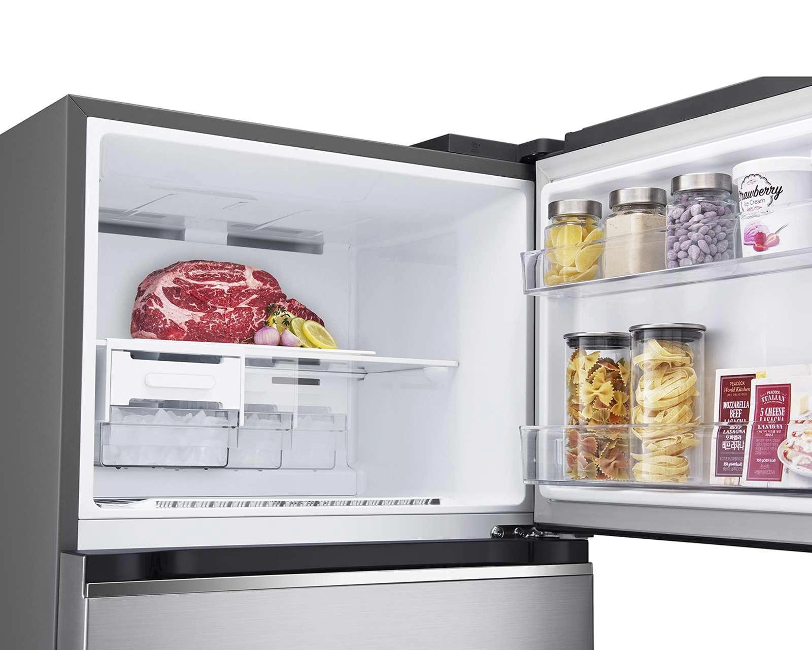 Foto 6 pulgar | Refrigerador LG Top Mount 14 Pies Plata