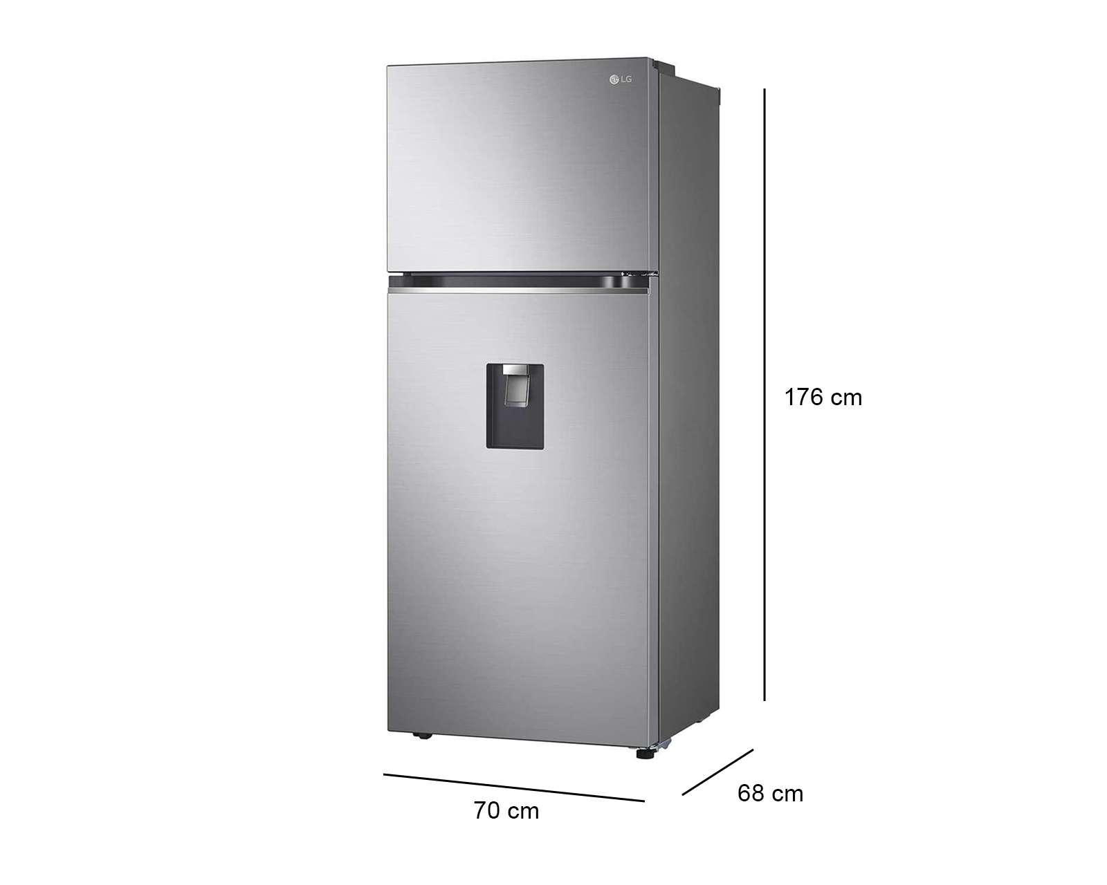 Foto 8 pulgar | Refrigerador LG Top Mount 14 Pies Plata