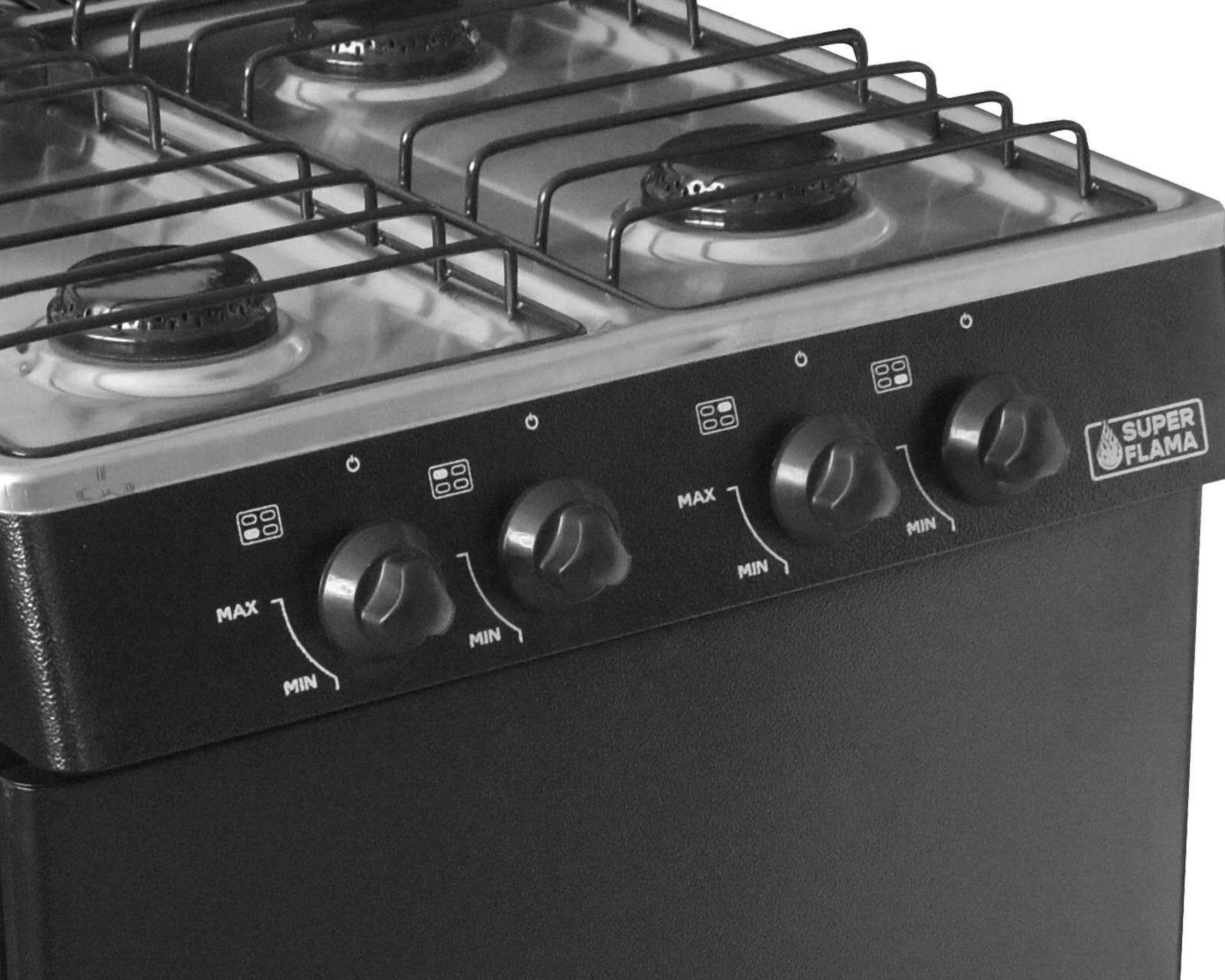 Foto 5 pulgar | Estufa Superflama de Gabinete 20'' con 4 Quemadores de Gas GABY-CA-N