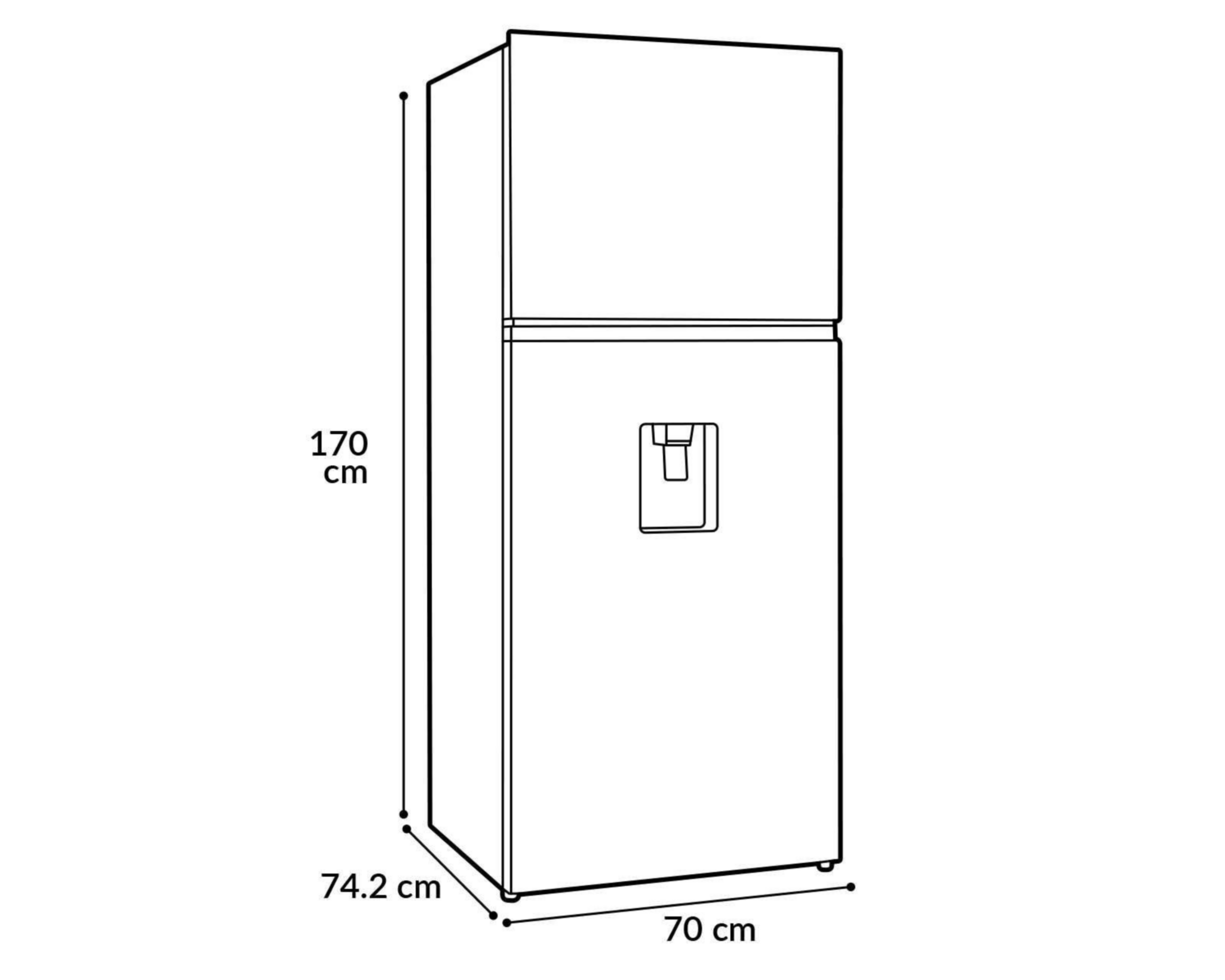 Foto 11 pulgar | Refrigerador Samsung Top Mount 16 Pies Negro RT44A6344B1