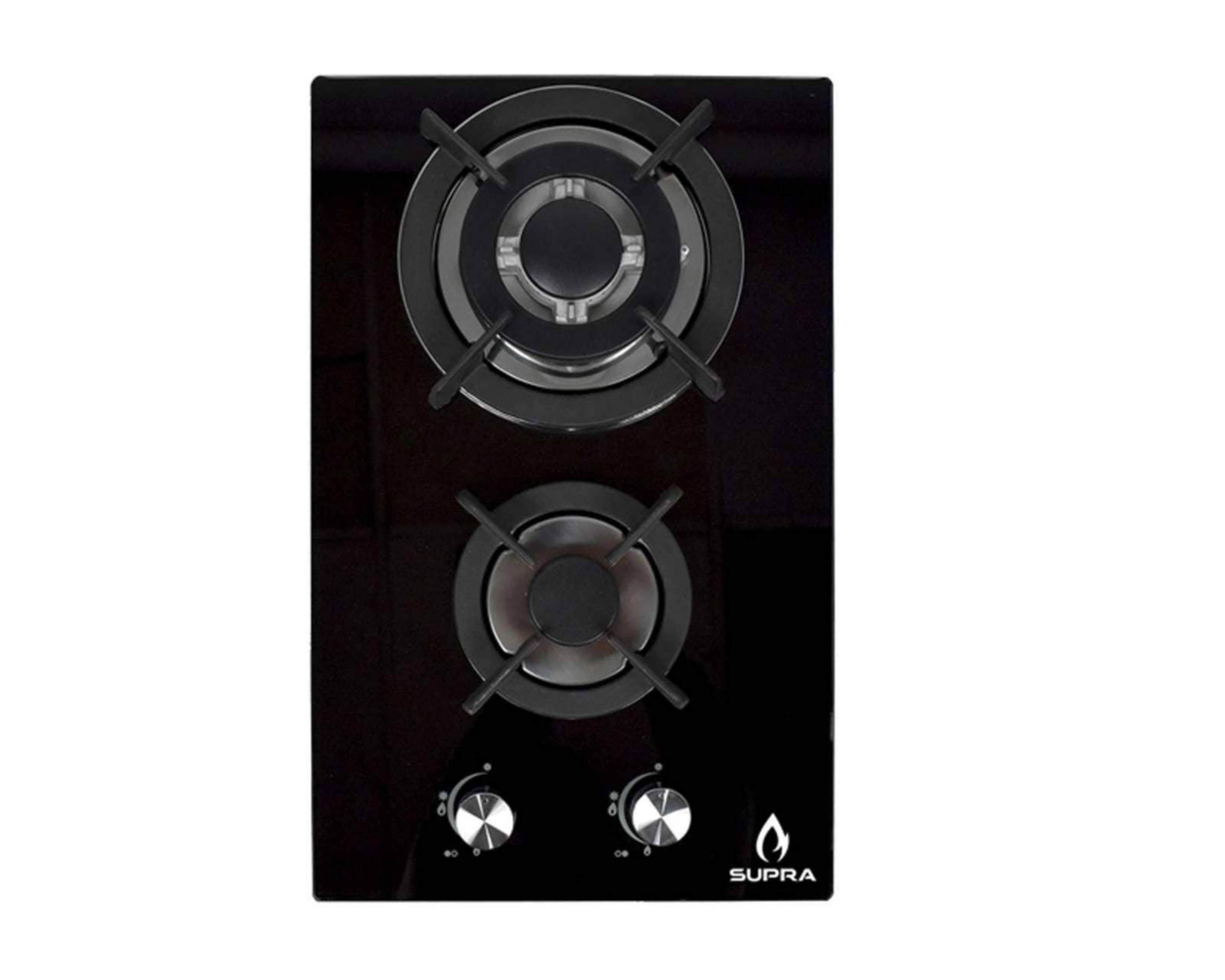 Parrilla Empotrable Supra 13' Gas LP Domino Glass Negra $2,699
