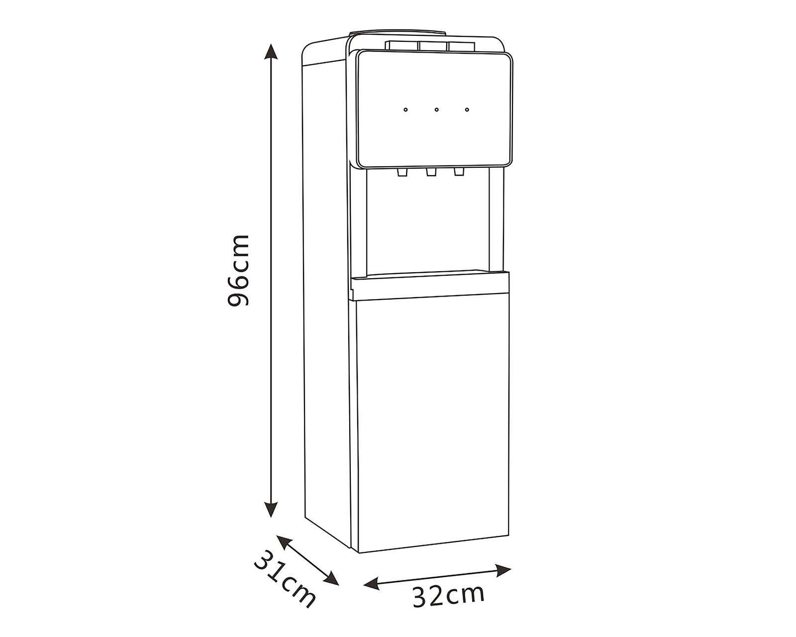 Foto 6 | Enfriador de Agua Aspix HSM-310LB de Piso