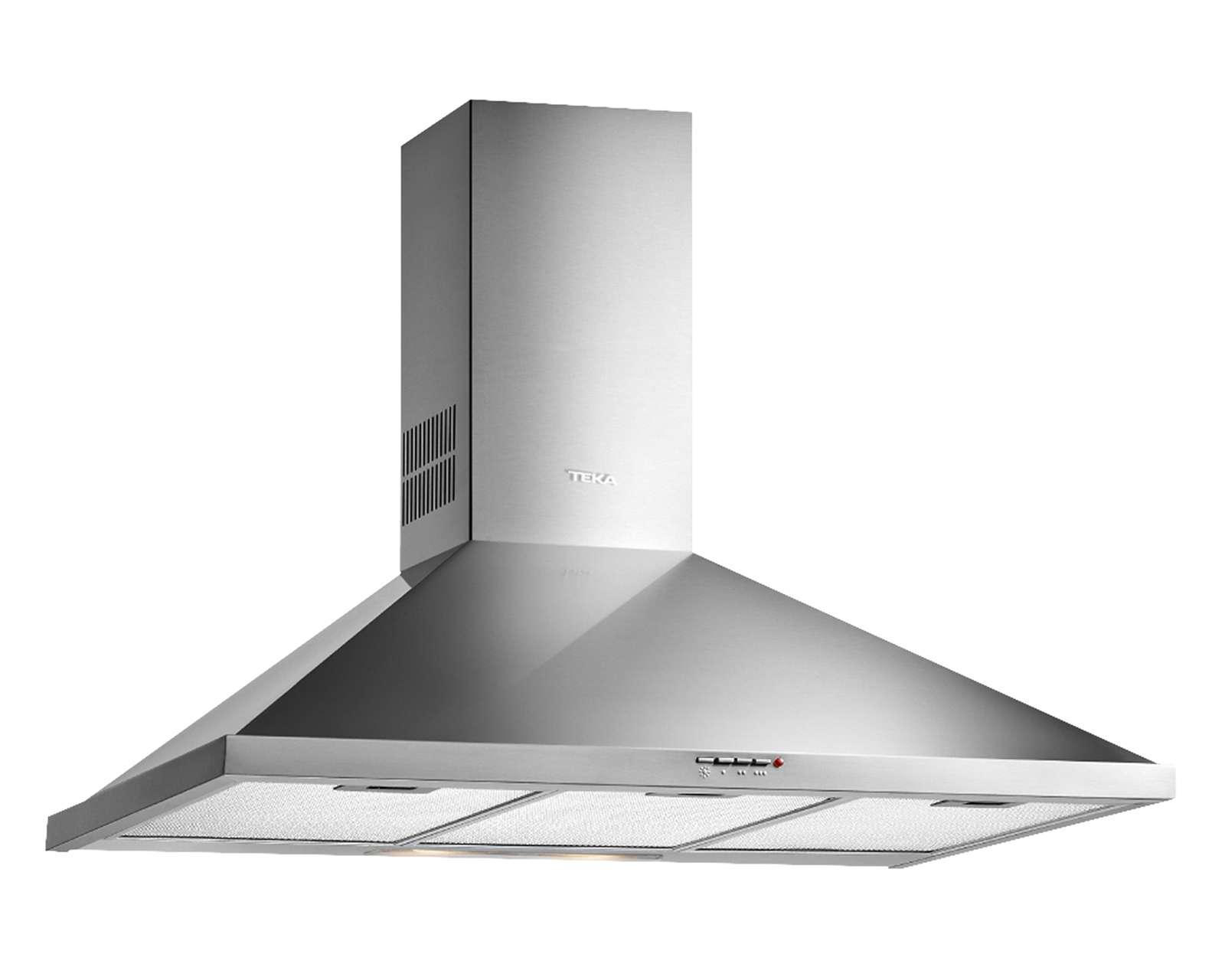 Campana Teka 36'' de Pared Plateada