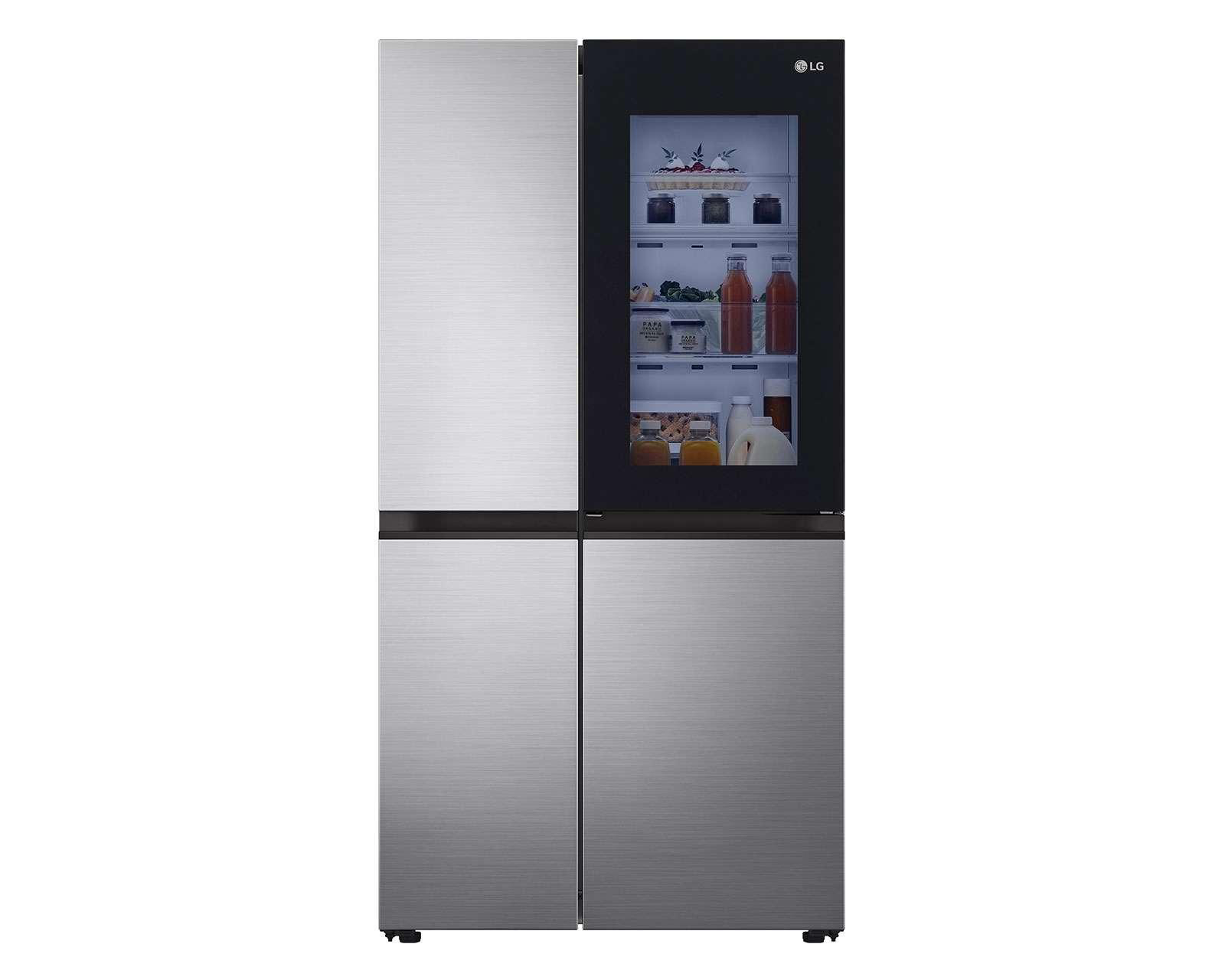 Foto 3 pulgar | Refrigerador LG Side by Side 28 Pies Plata VS27BXQP