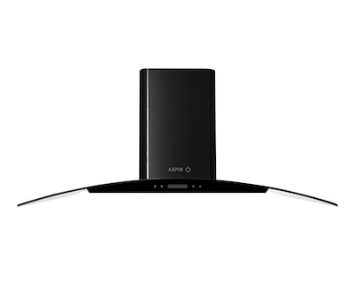 Foto 2 | Campana de Techo Aspix 90 cm Negra