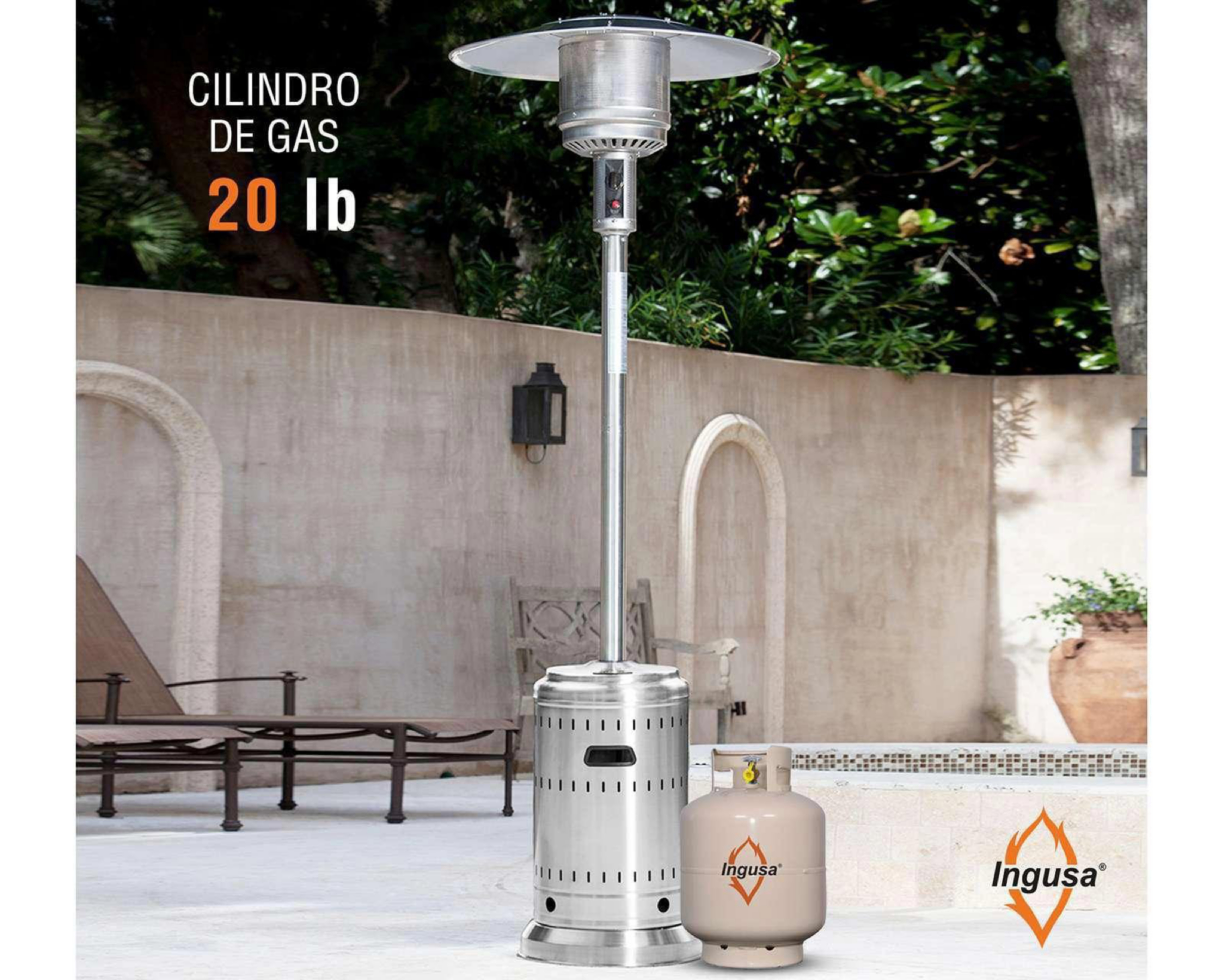 Foto 6 | Cilindro de Gas LP Ingusa PT9CIL01 20 lb